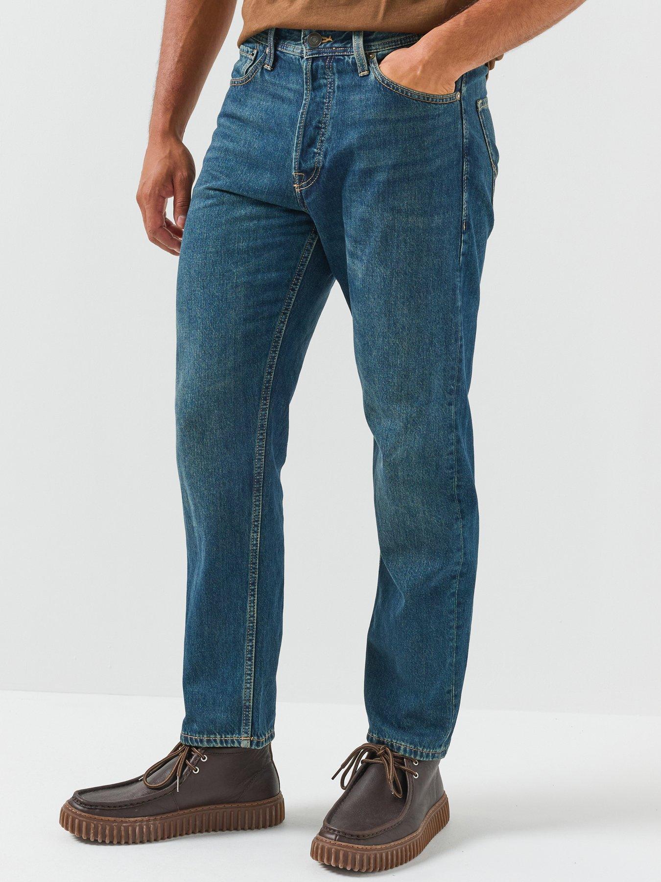 Jack & Jones Chris Loose Fit Jeans - Blue in Blue Denim