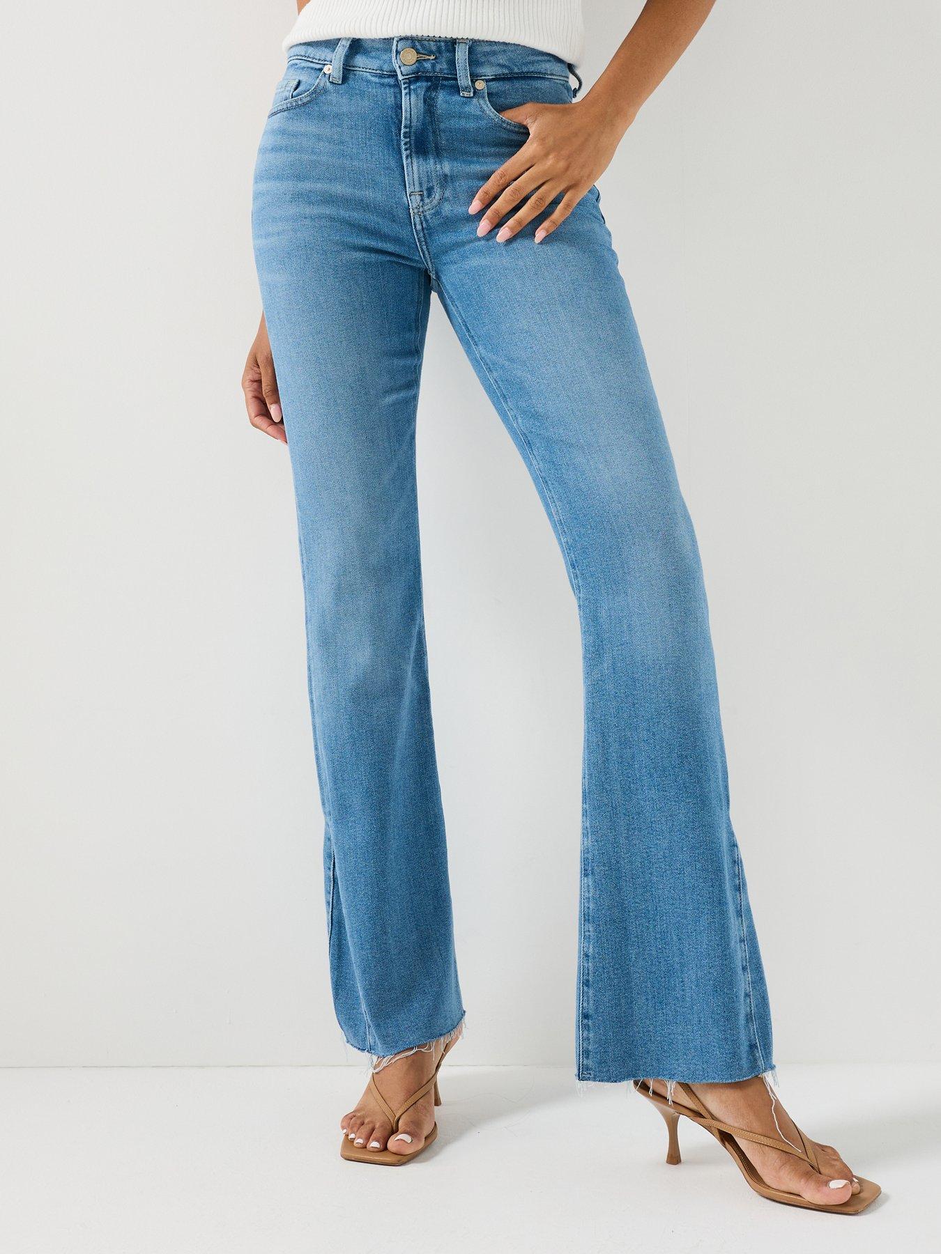 Image 1 of 5 of 7 FOR ALL MANKIND Slim Illusion The Leggy Bootcut Jean - Blue