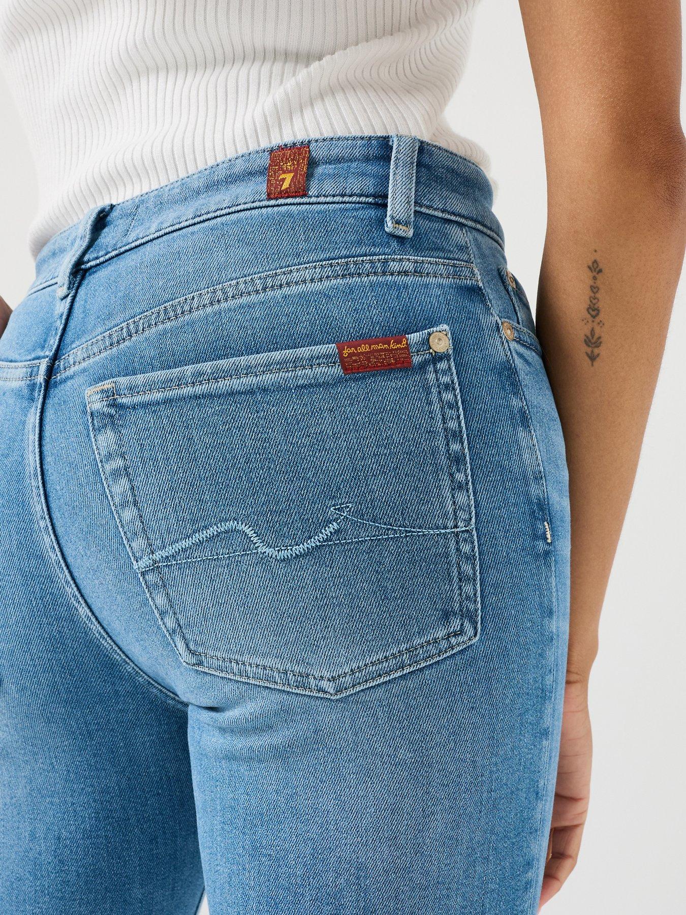 Image 4 of 5 of 7 FOR ALL MANKIND Slim Illusion The Leggy Bootcut Jean - Blue