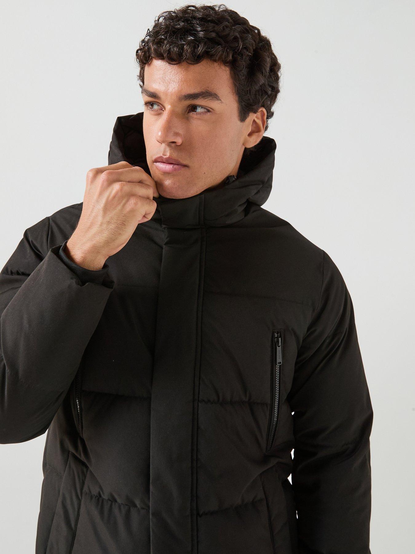 Image 4 of 6 of Jack & Jones Jack &amp; Jones Becks Long Puffer Jacket