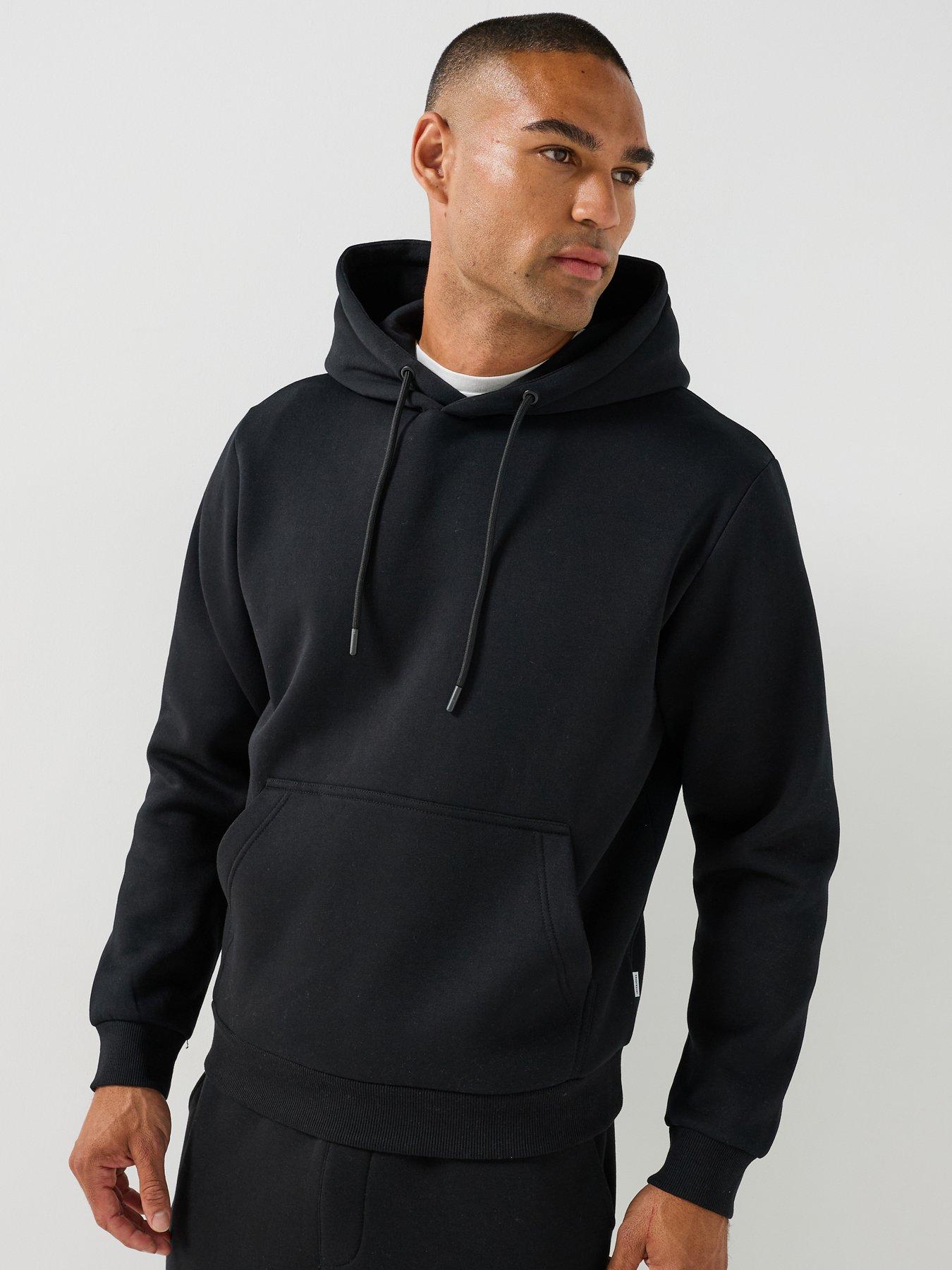 Image 4 of 6 of Jack & Jones Men's Tracksuit Set with Hoodie and Joggers - Black