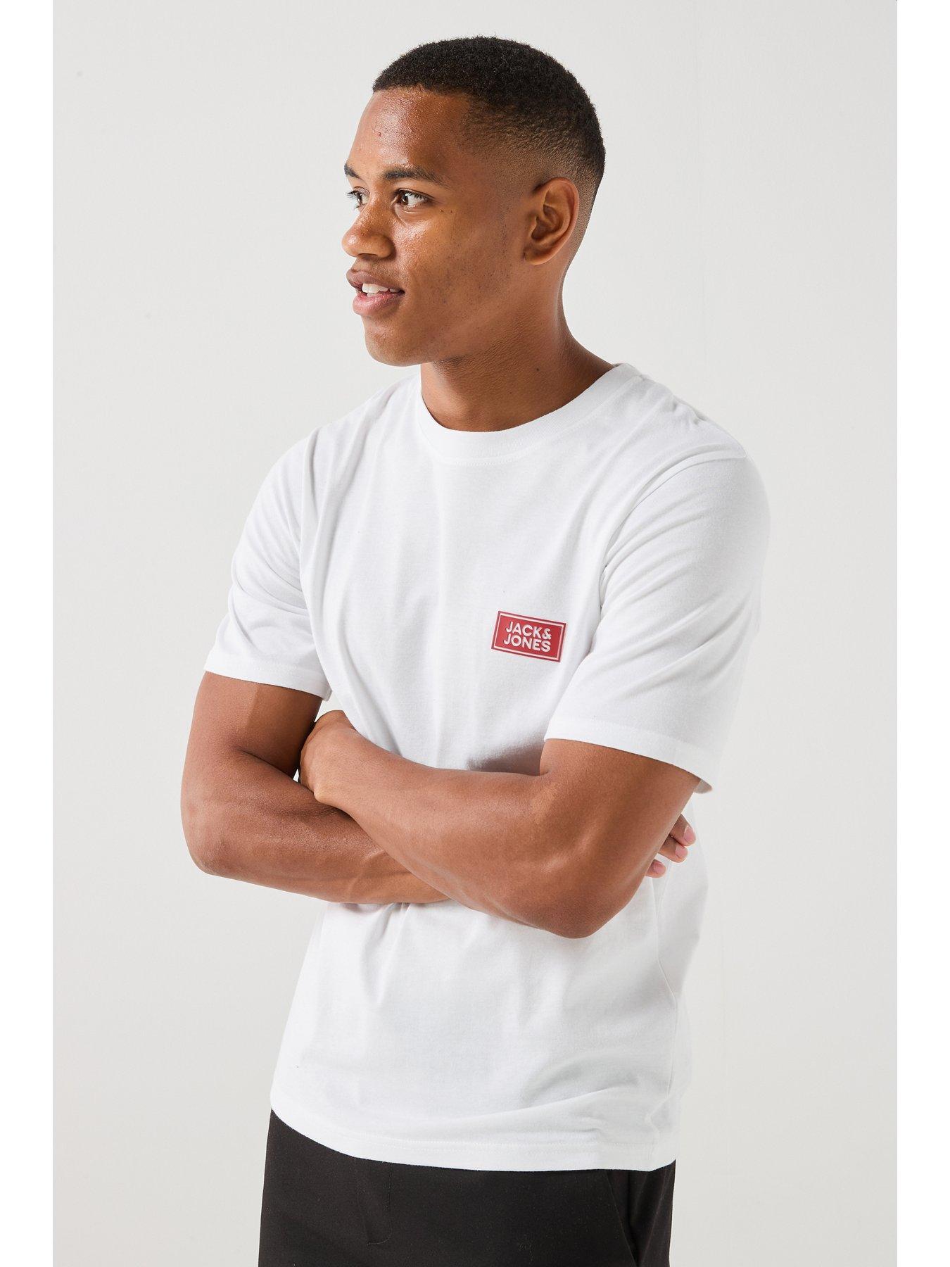 Image 1 of 5 of Jack & Jones Rush T-Shirt - White