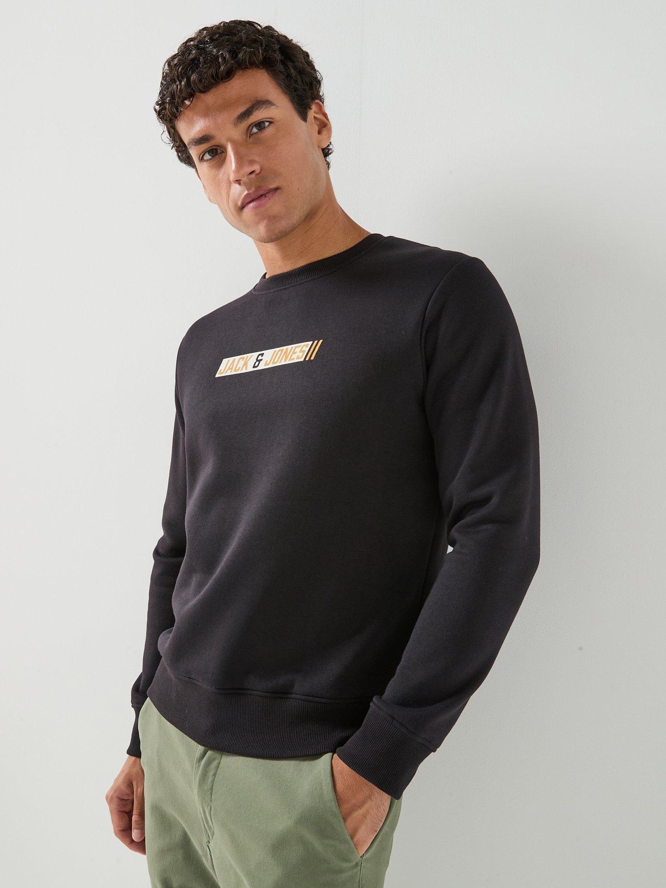 Jack & Jones Munk Crew Sweatshirt - Black