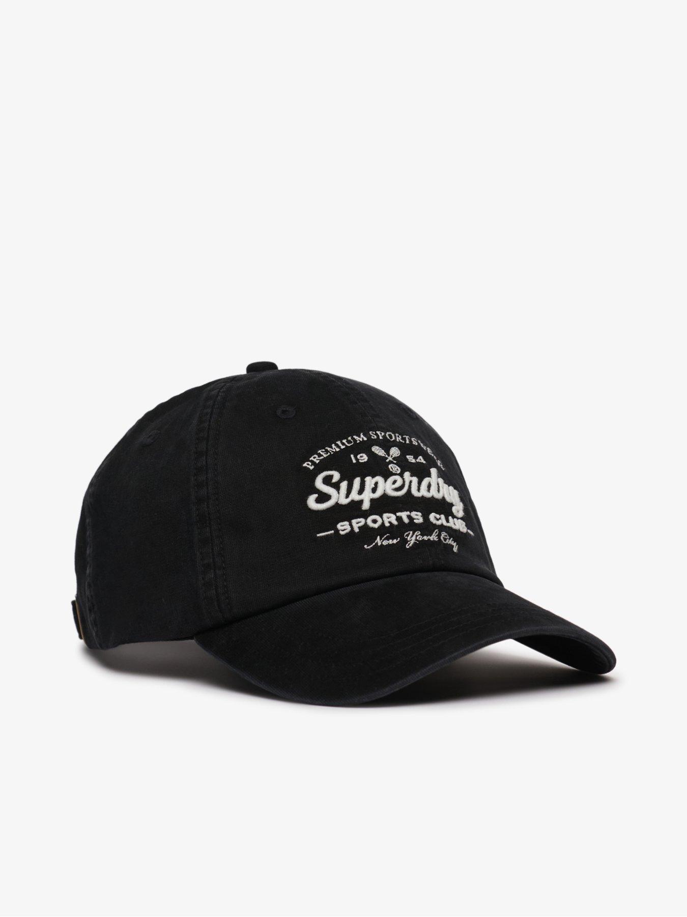 Image 2 of 5 of Superdry Vintage Club Baseball Cap - Black
