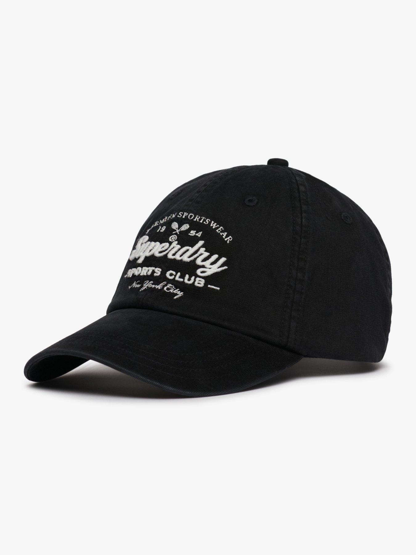 Image 3 of 5 of Superdry Vintage Club Baseball Cap - Black