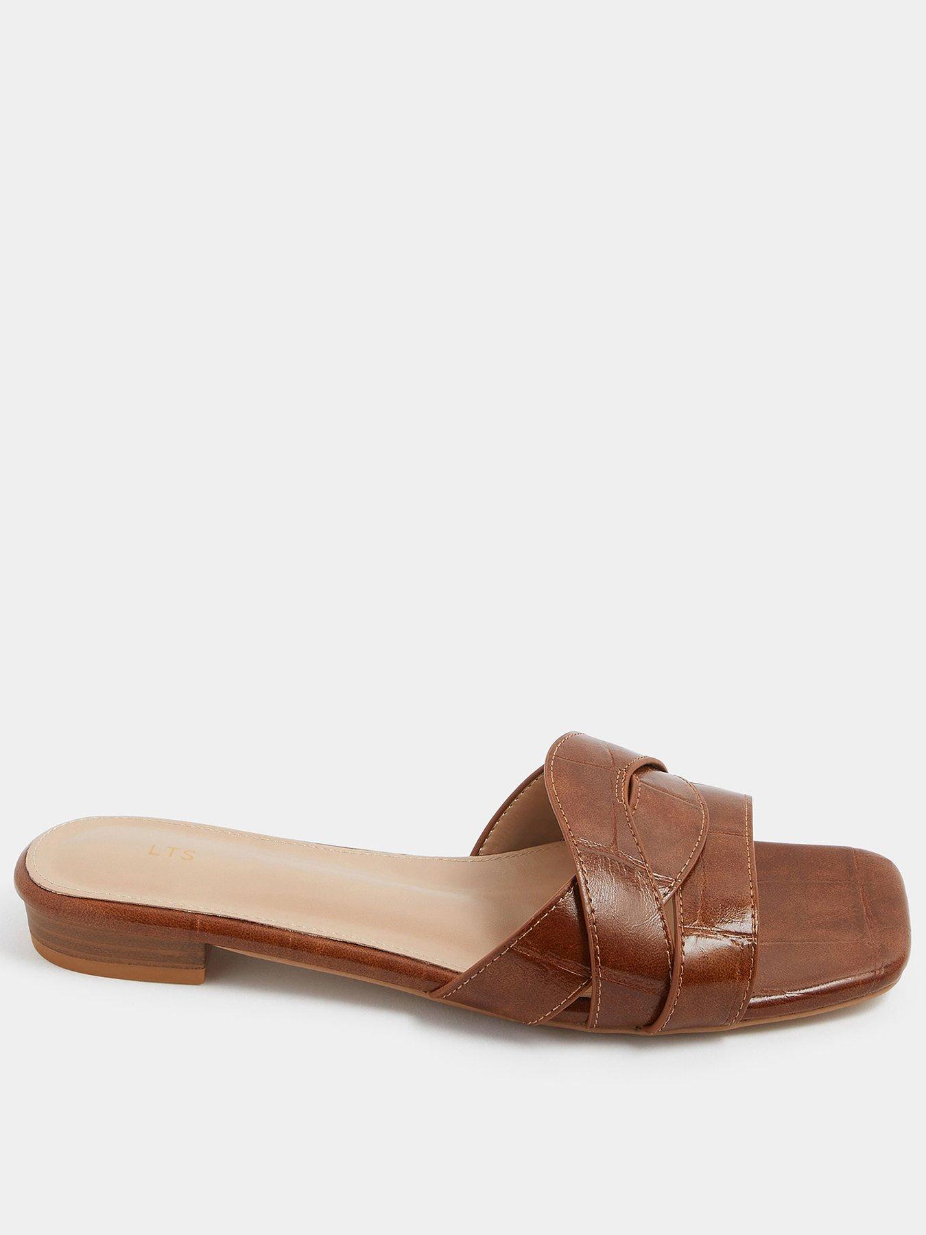 Long Tall Sally Twisted Low Block Mules