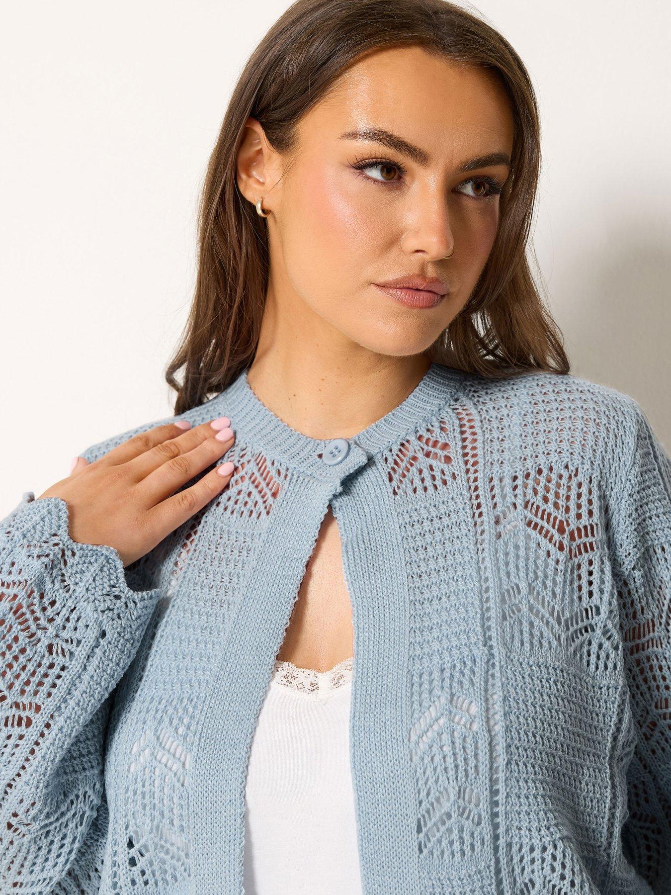 Image 4 of 4 of Yours Curve Crochet Cardigan