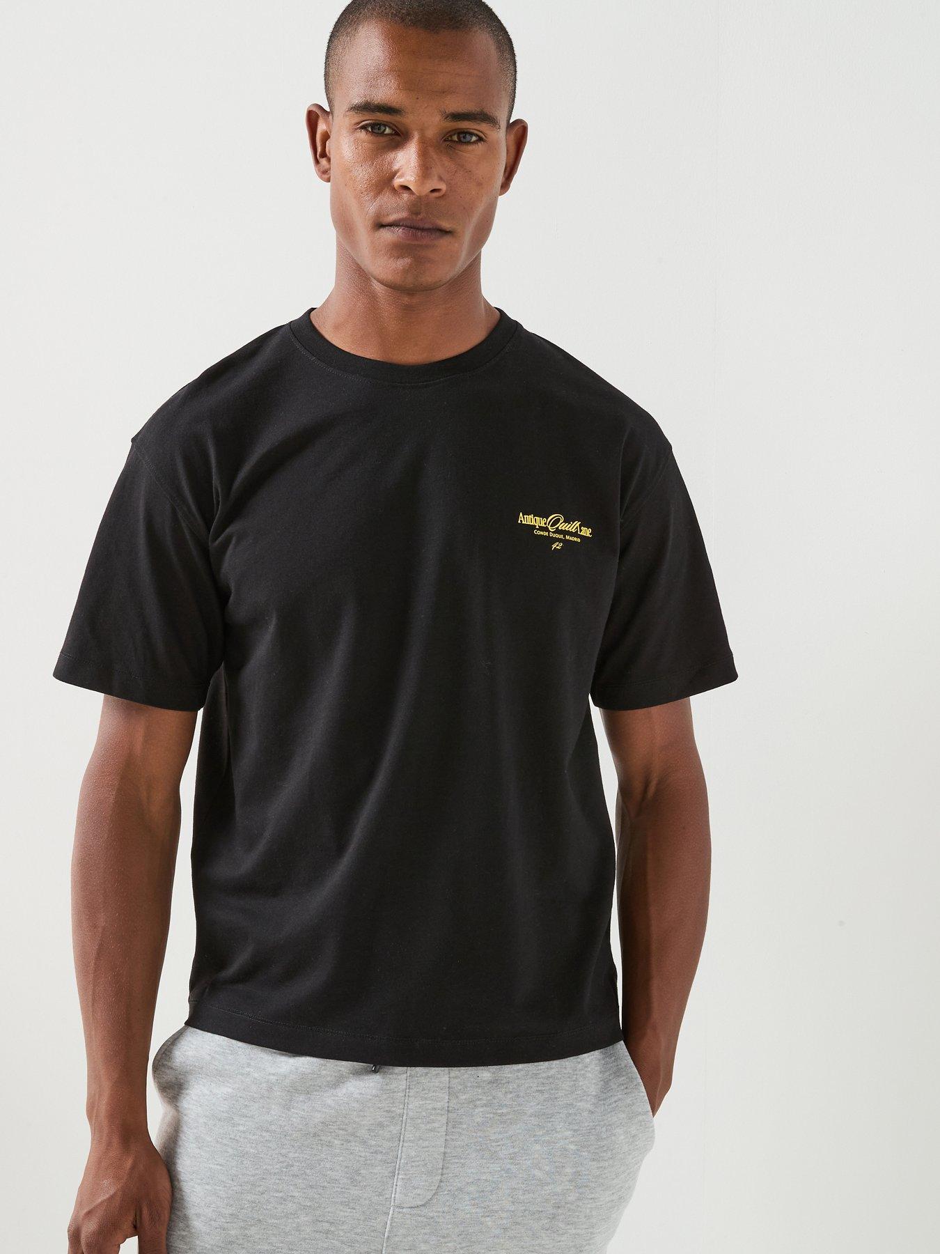 Image 2 of 5 of Jack & Jones Backprintet T-Shirt - Black