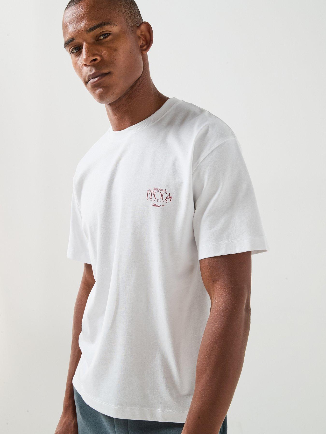 Image 2 of 6 of Jack & Jones Salamanca Photo Back Graphic T-Shirt - White