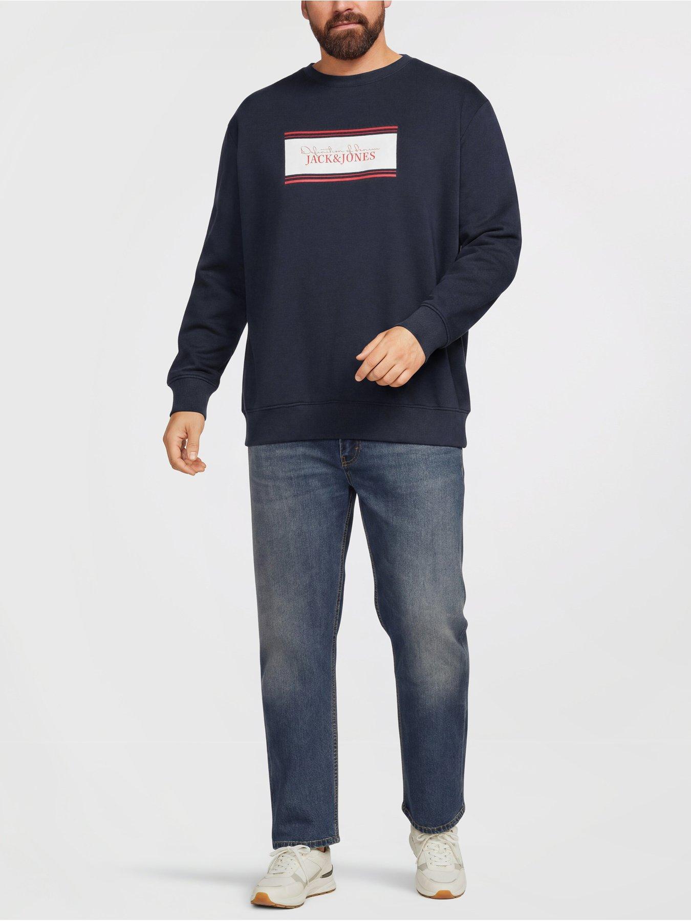 Image 3 of 5 of Jack & Jones Jack &amp; Jones Plus Buster Crew Sweat