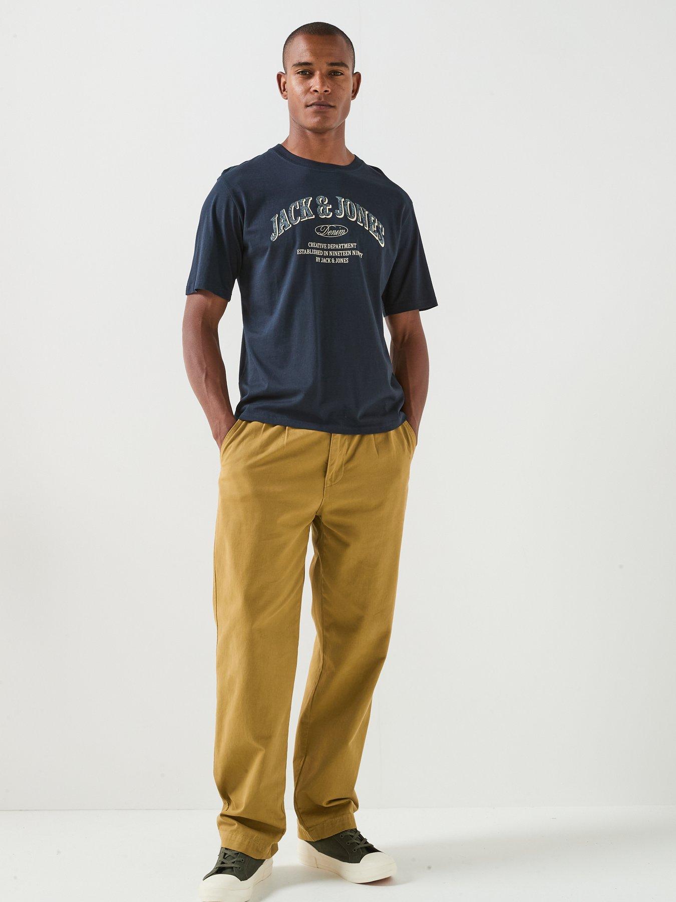Image 3 of 5 of Jack & Jones Denver Logo T-shirt - Navy