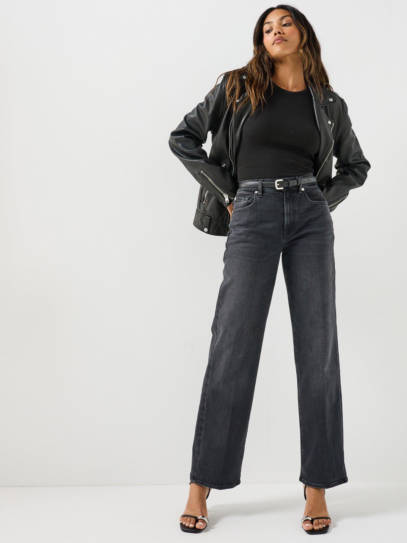 7 FOR ALL MANKIND Stovepipe Straight Luxe Vintage Jeans