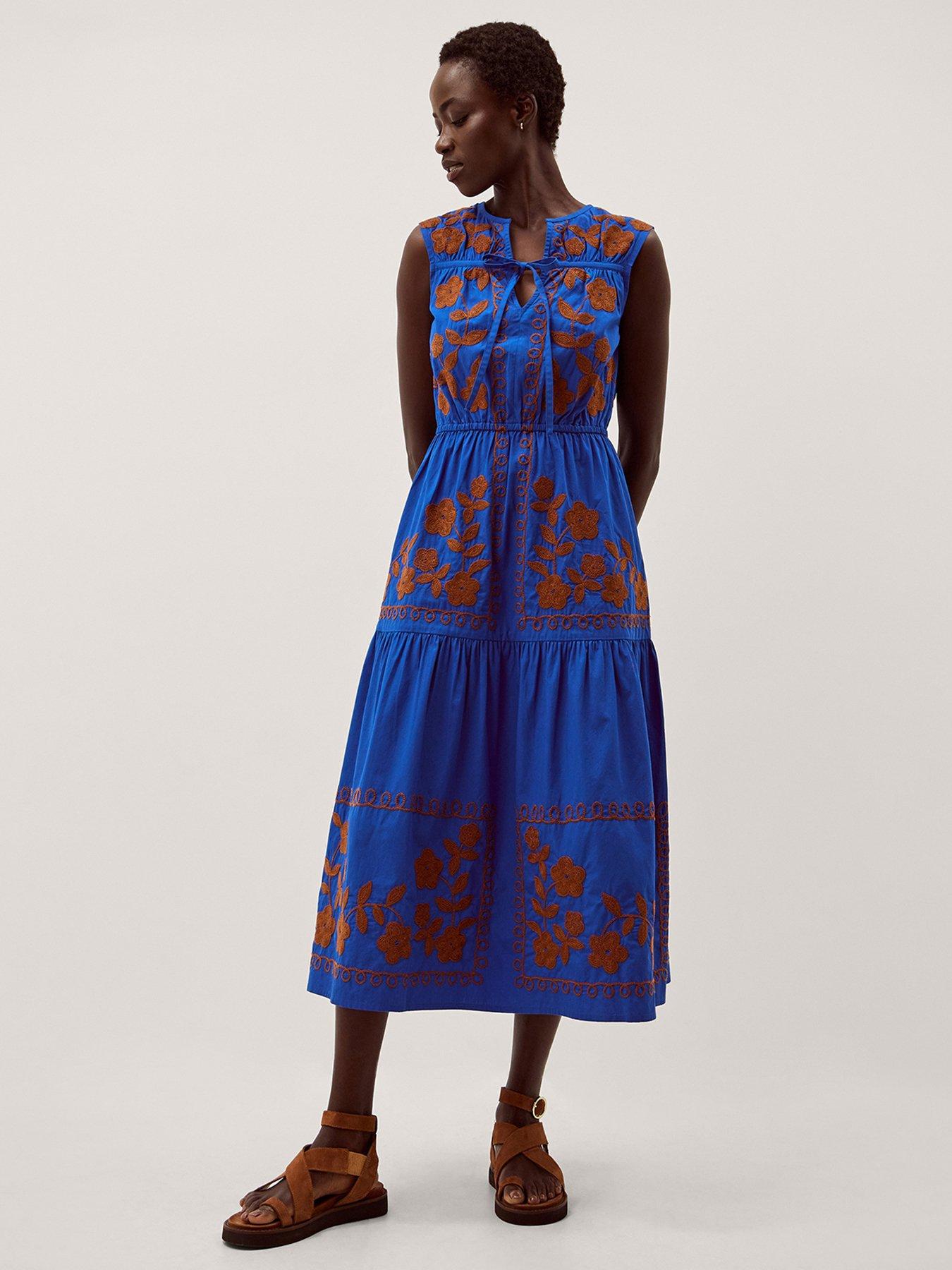 Image 1 of 5 of Monsoon Madison Emb Dress