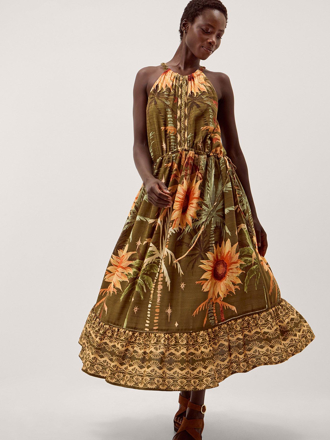 Monsoon Fallon Print Dress