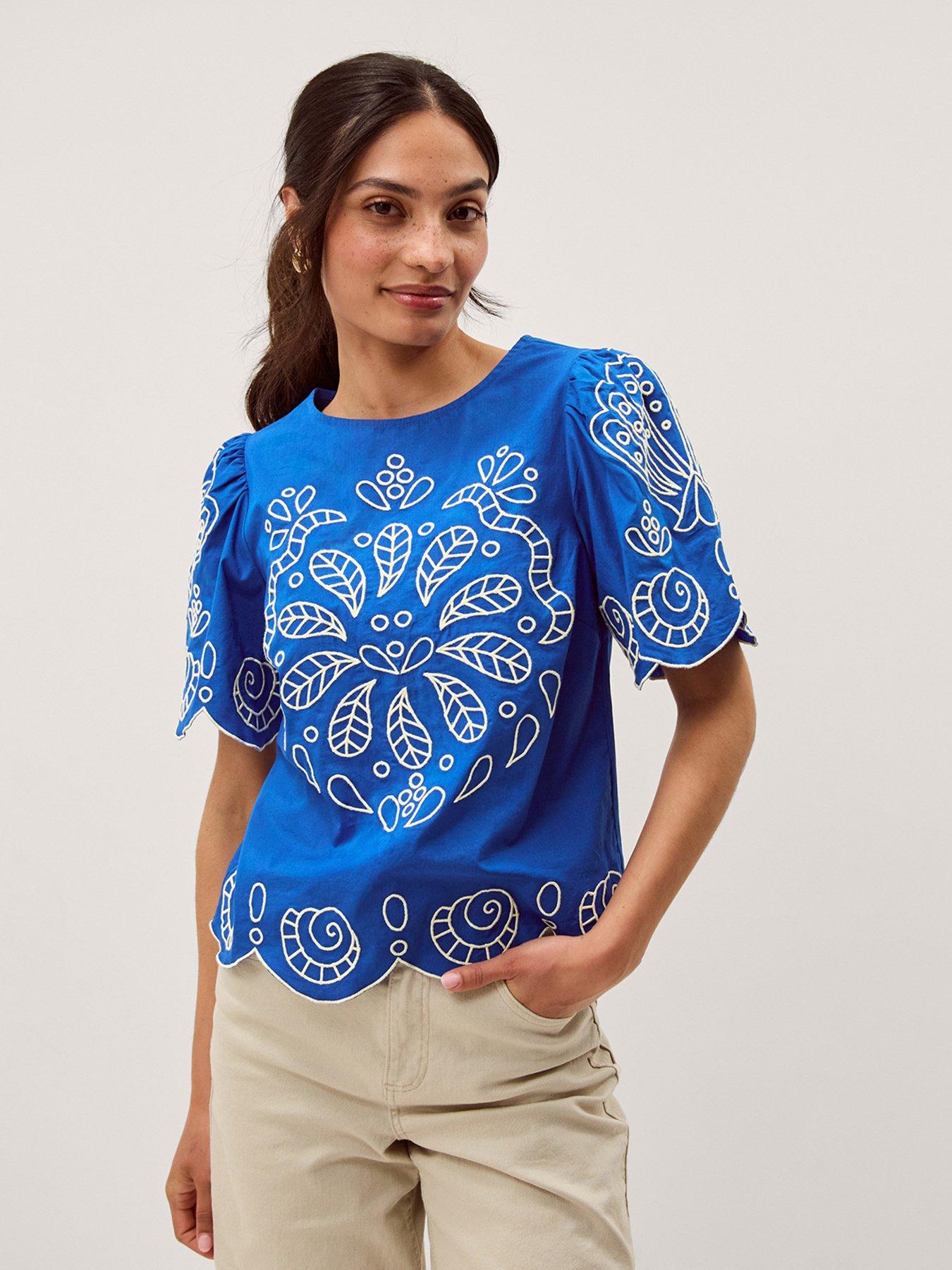 Monsoon Keira Emb Top