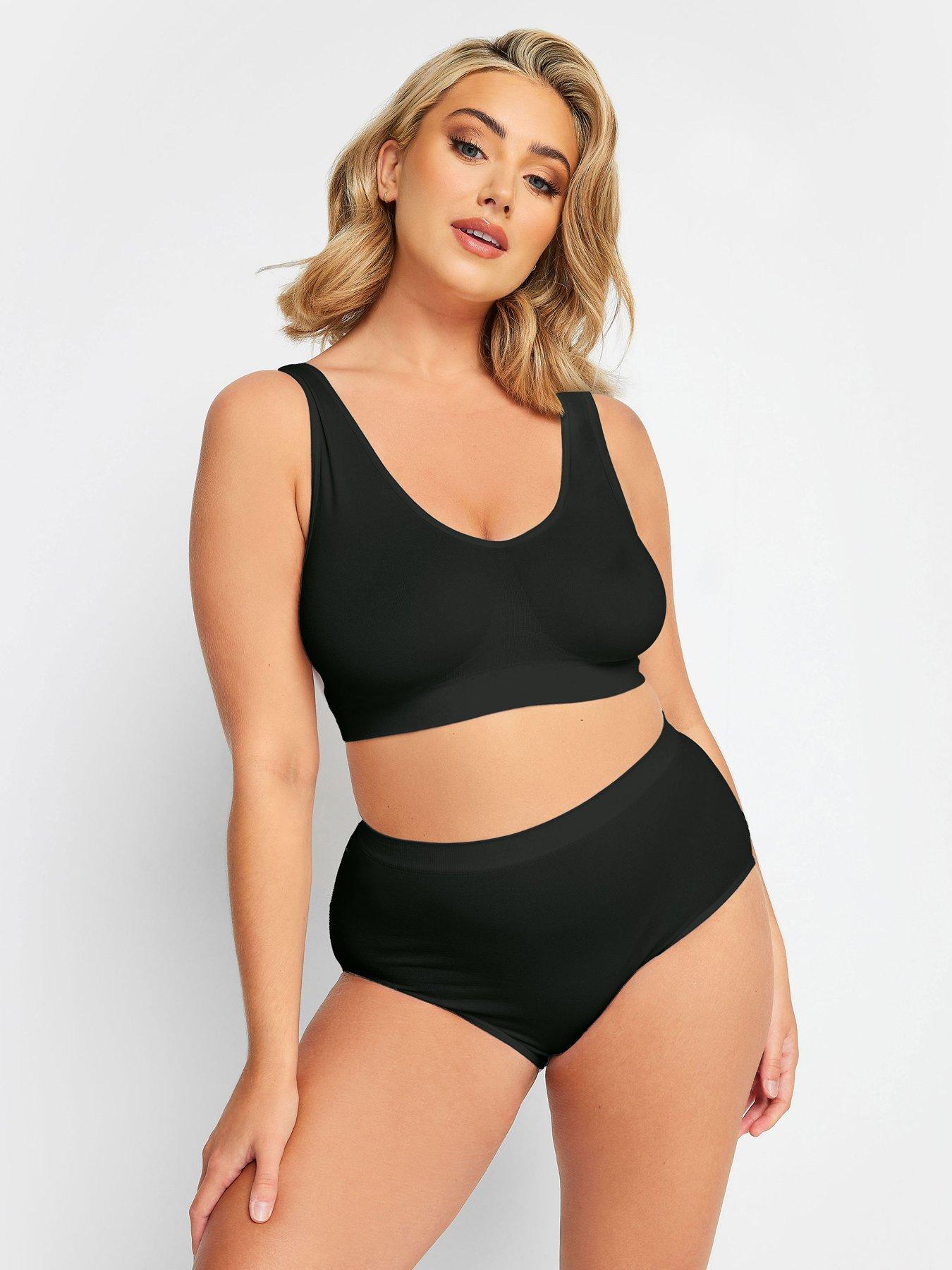 Image 2 of 2 of Yours Curve Seamless 2 Pack Non Padded Bras - Multi
