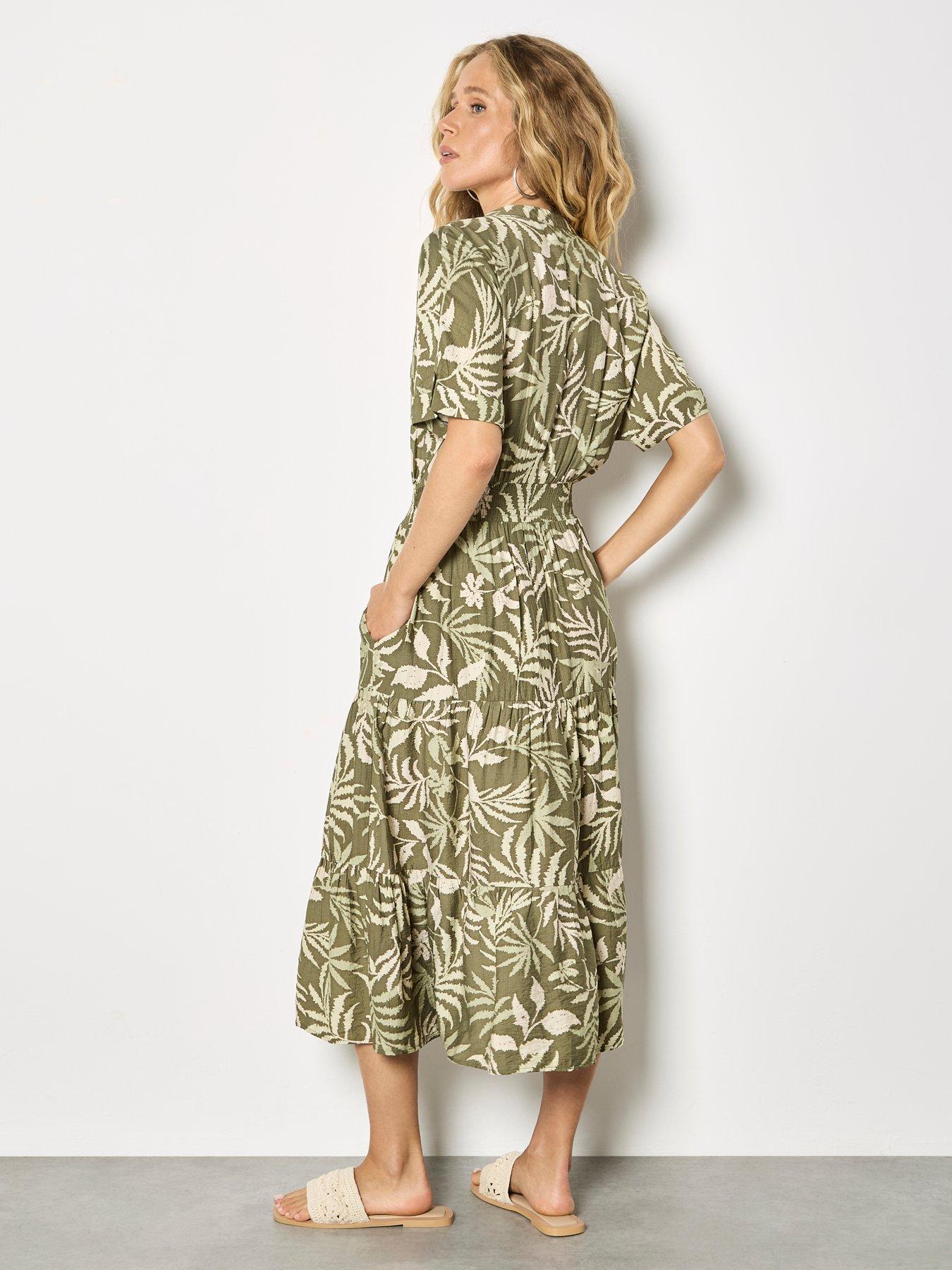 apricot-palm-print-zip-front-maxi-dressstillFront