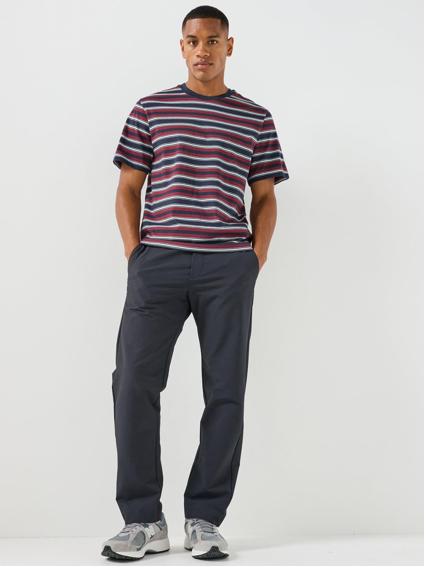 Image 3 of 5 of Jack & Jones Frederiksberg Striped Crew Neck T-Shirt - Navy