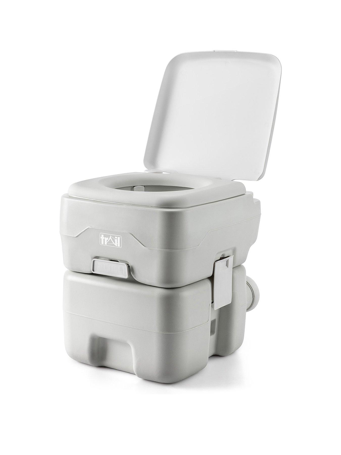 Trail 20L Portable Camping Toilet - Light Grey