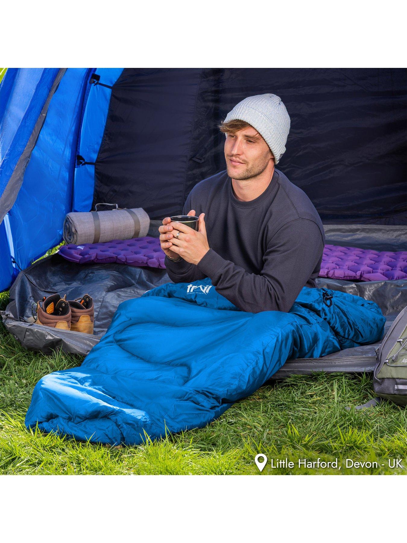 trail-mummy-sleeping-bag-300gsm-bluestillFront