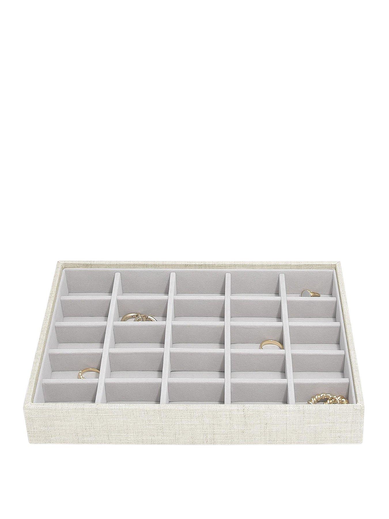 Image 1 of 2 of Stackers Oatmeal & Linen Classic Trinket Layer Tray