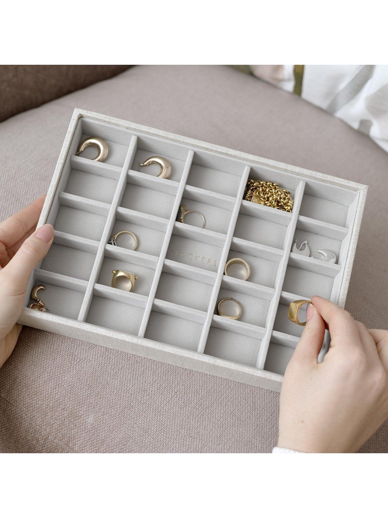 Image 2 of 2 of Stackers Oatmeal & Linen Classic Trinket Layer Tray