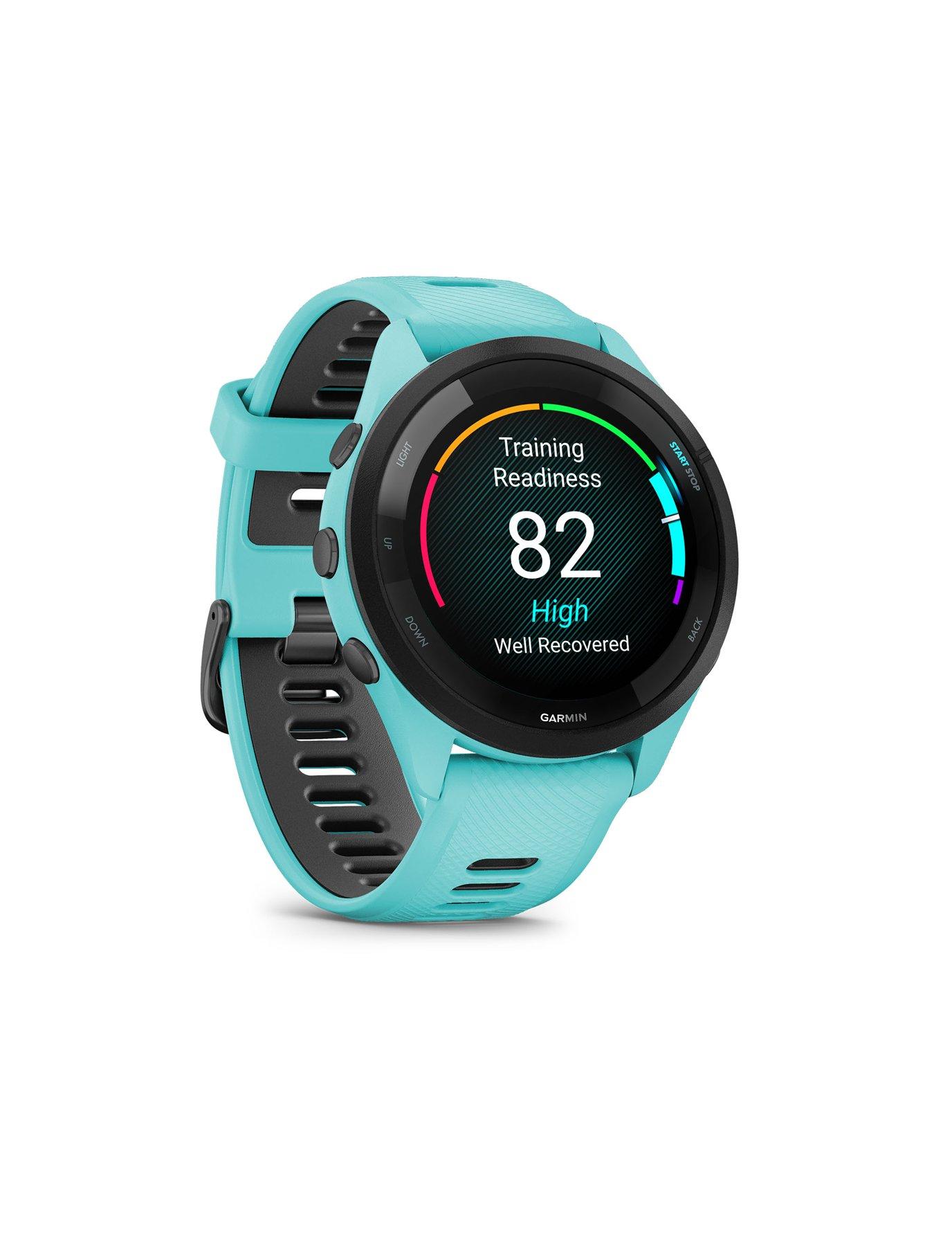 Image 3 of 7 of Garmin Forerunner 265 Music, Aqua