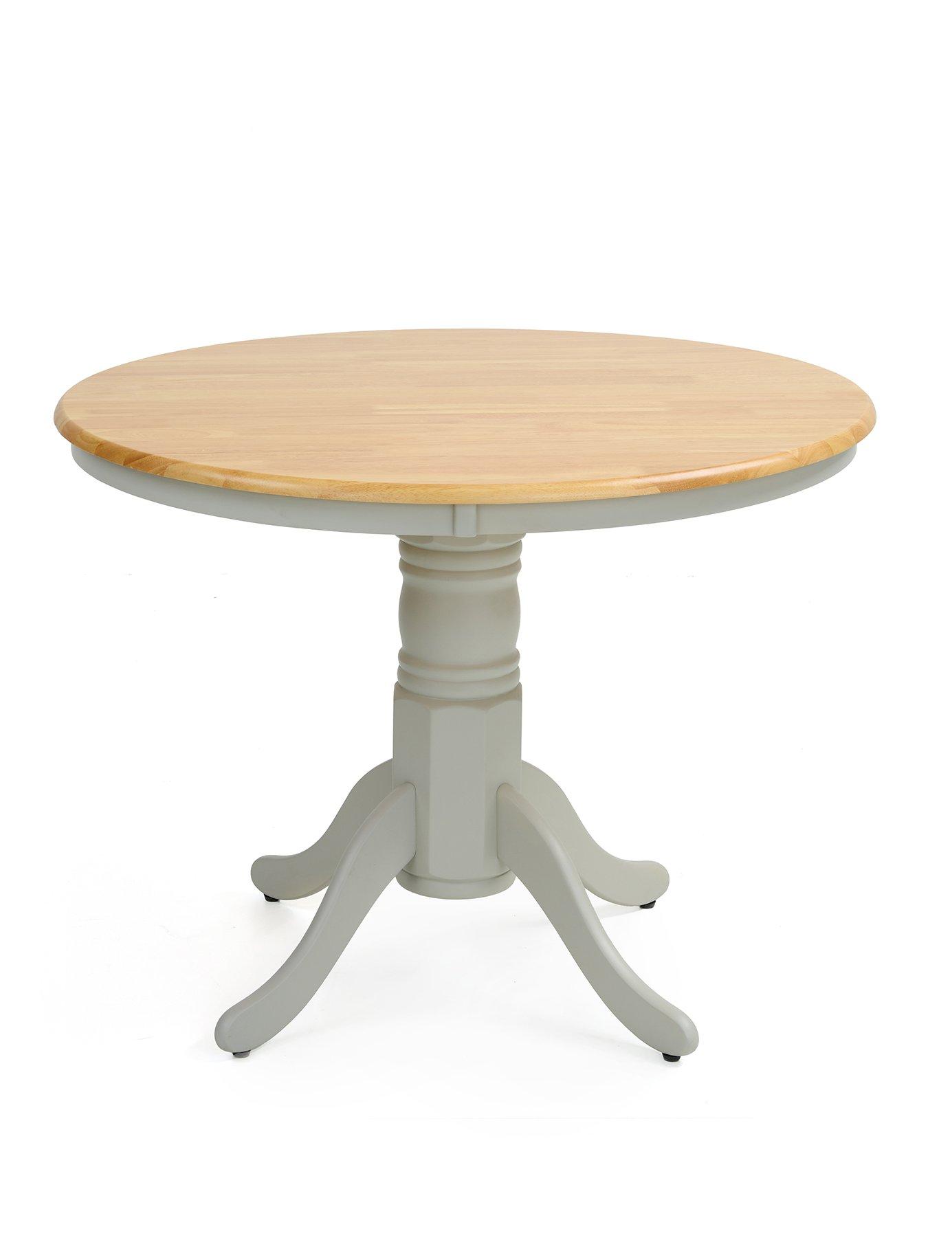 Image 2 of 5 of The Very Collection Kentucky 100cm Fixed Top Dining Table - Grey
