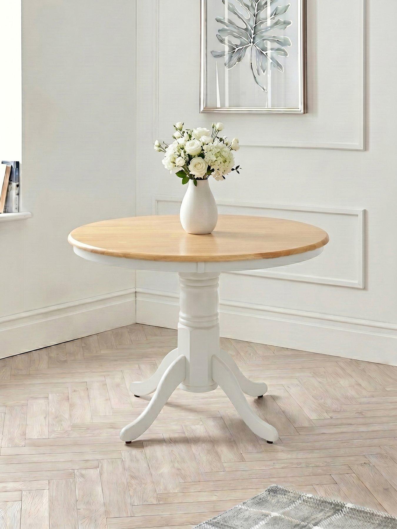 Image 1 of 5 of The Very Collection Kentucky 100cm Fixed Top Dining Table