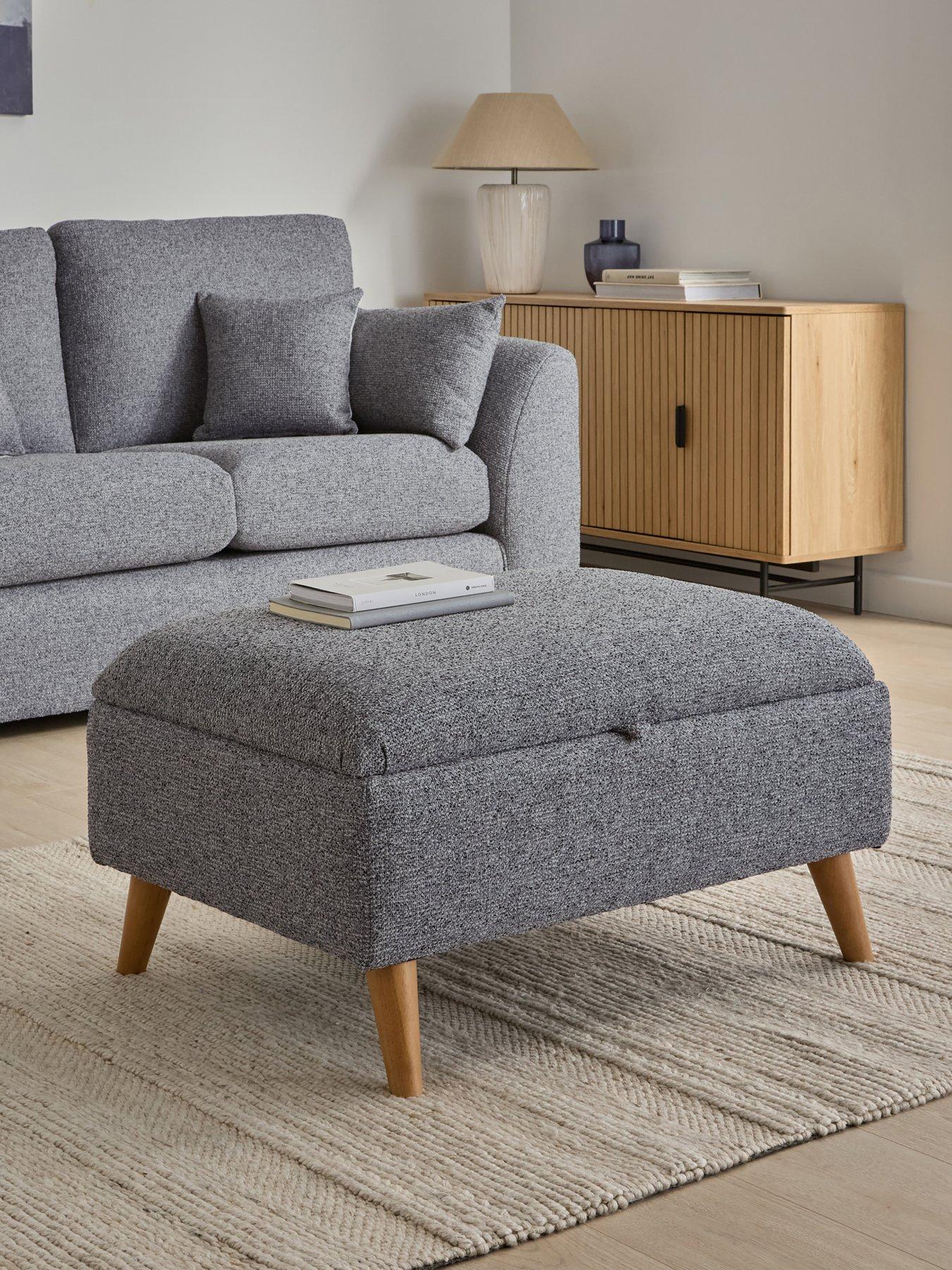 Image 1 of 7 of The Very Collection Seren Storage Footstool