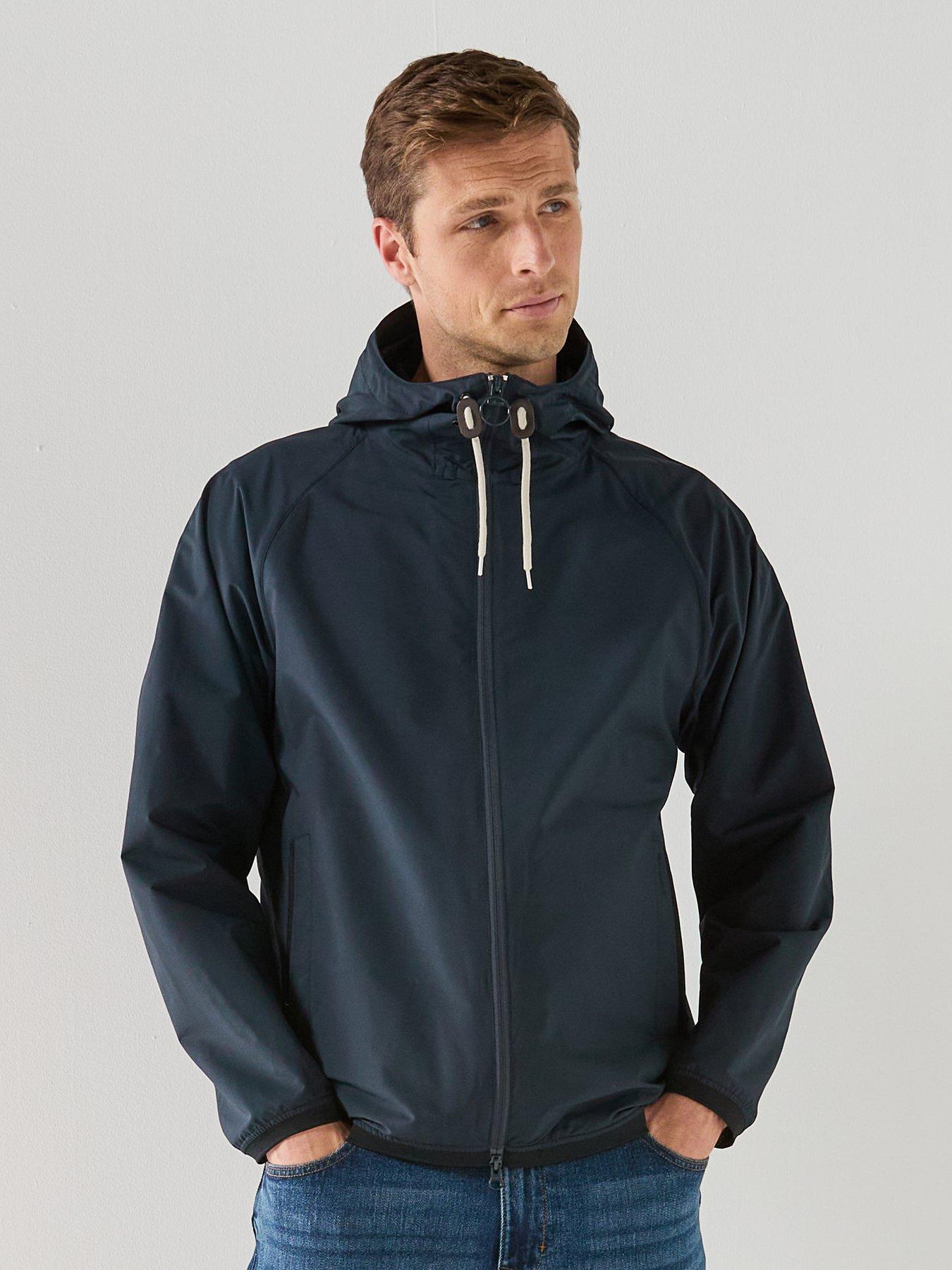 Image 1 of 6 of Barbour Stoneport Showerproof Hooded Jacket - Navy