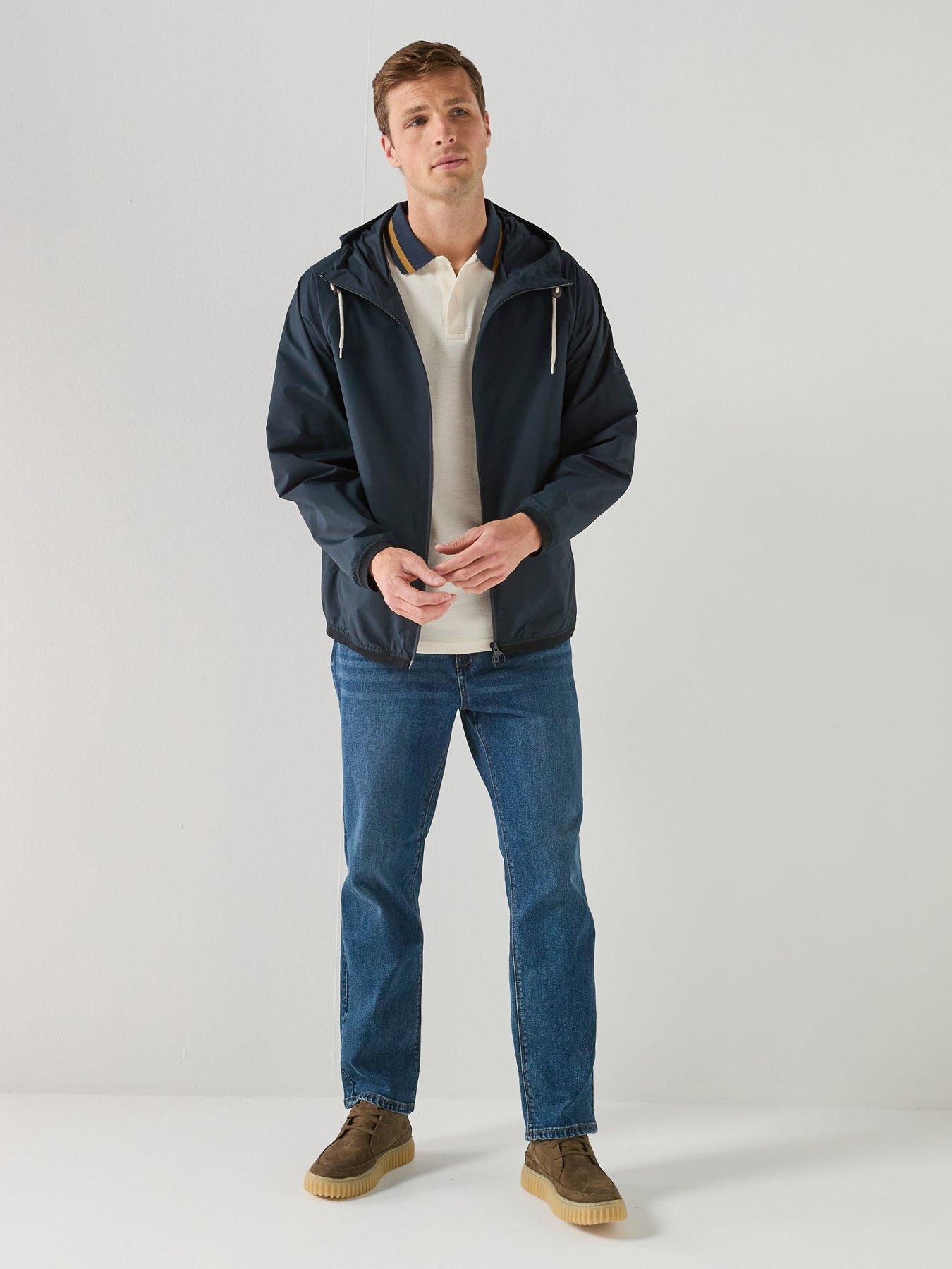 Image 3 of 6 of Barbour Stoneport Showerproof Hooded Jacket - Navy