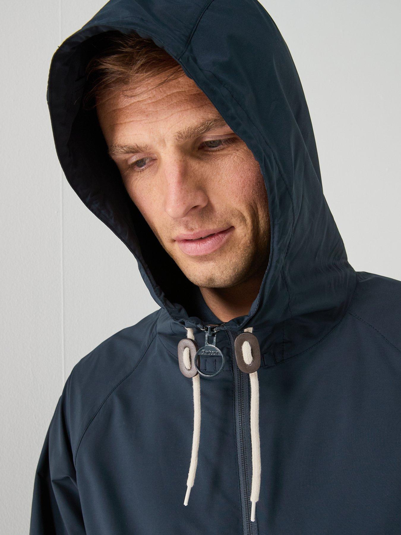 Image 4 of 6 of Barbour Stoneport Showerproof Hooded Jacket - Navy