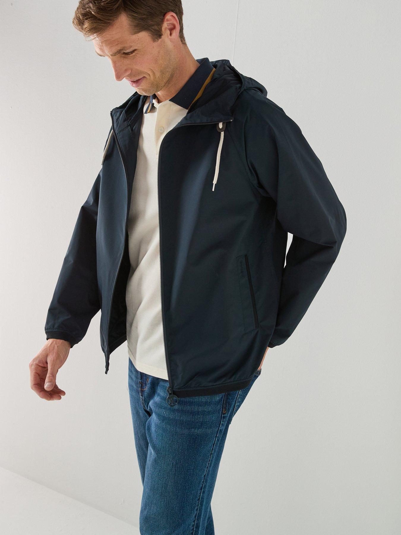 Image 5 of 6 of Barbour Stoneport Showerproof Hooded Jacket - Navy