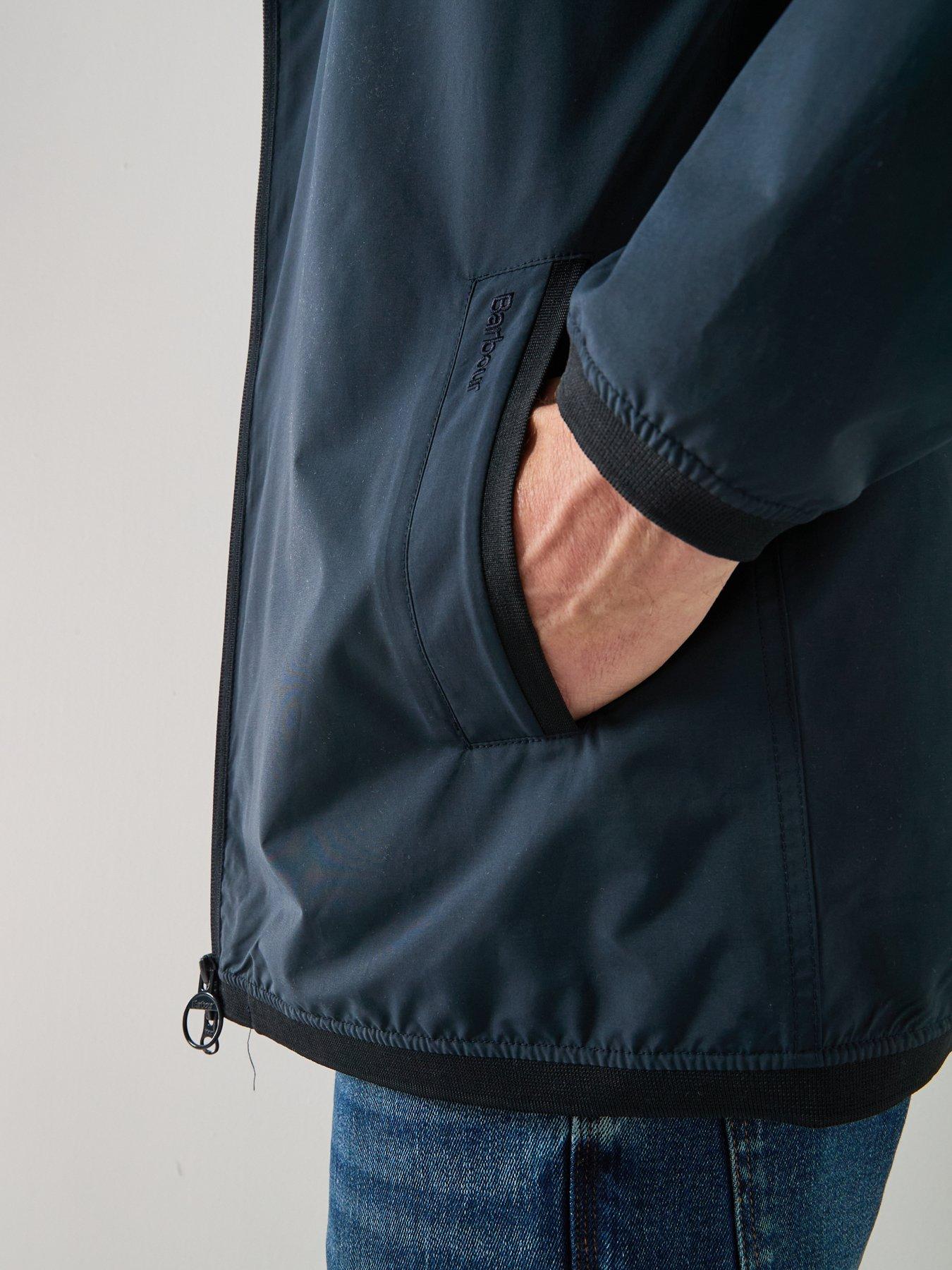 Image 6 of 6 of Barbour Stoneport Showerproof Hooded Jacket - Navy