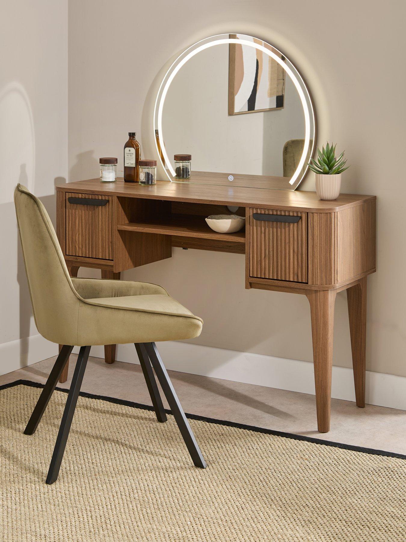 The Very Collection Carina Dressing Table  &  Lit Mirror - FSC® Certified