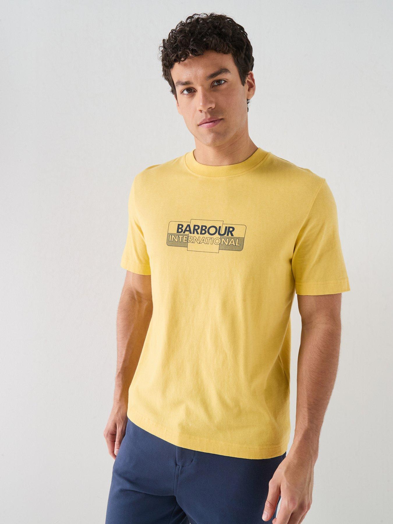 Barbour International International Relaxed Fit Leighton Graphic T-Shirt - Yellow