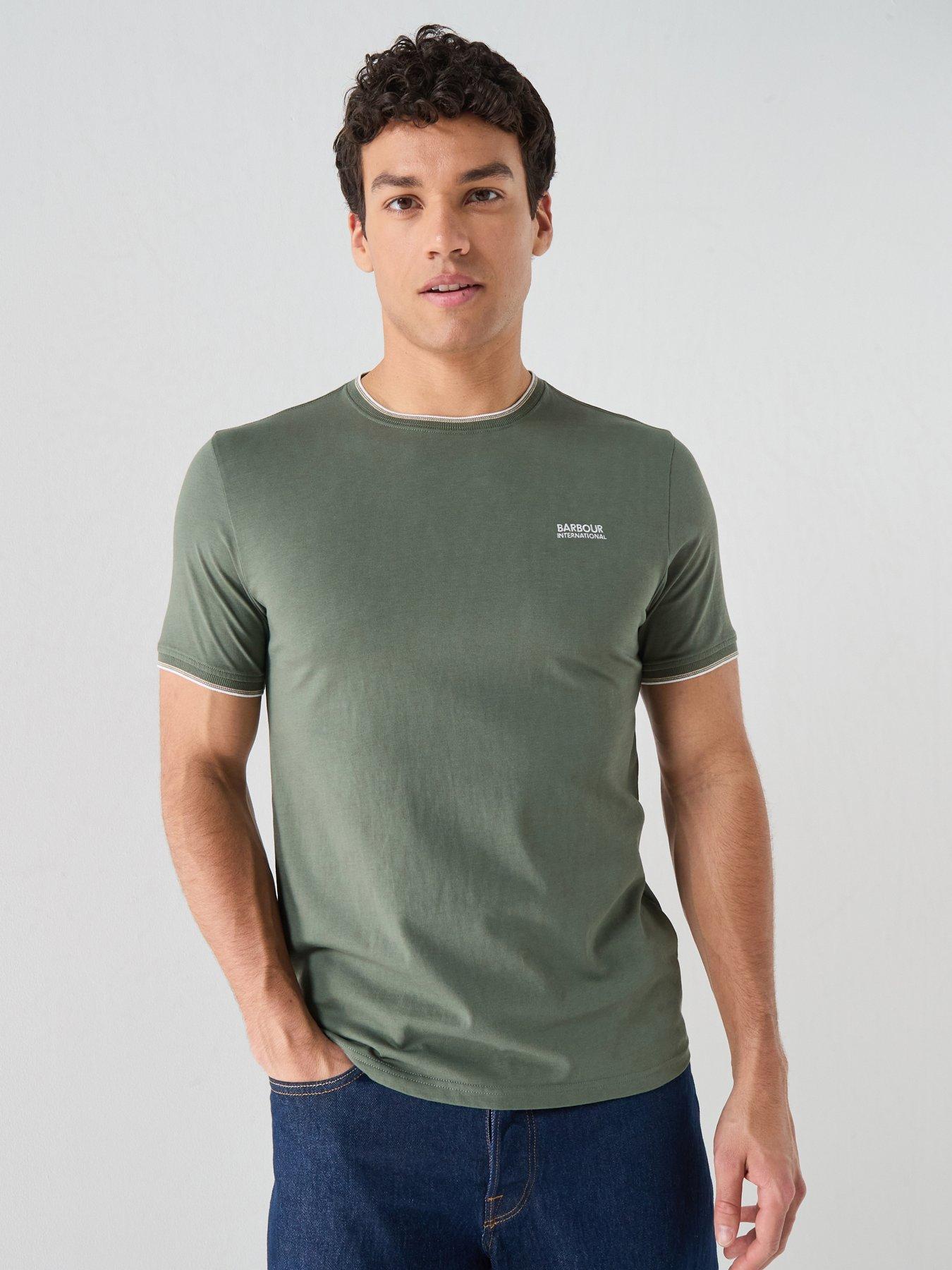 Barbour International International Ashmann Tipped T-Shirt - Green