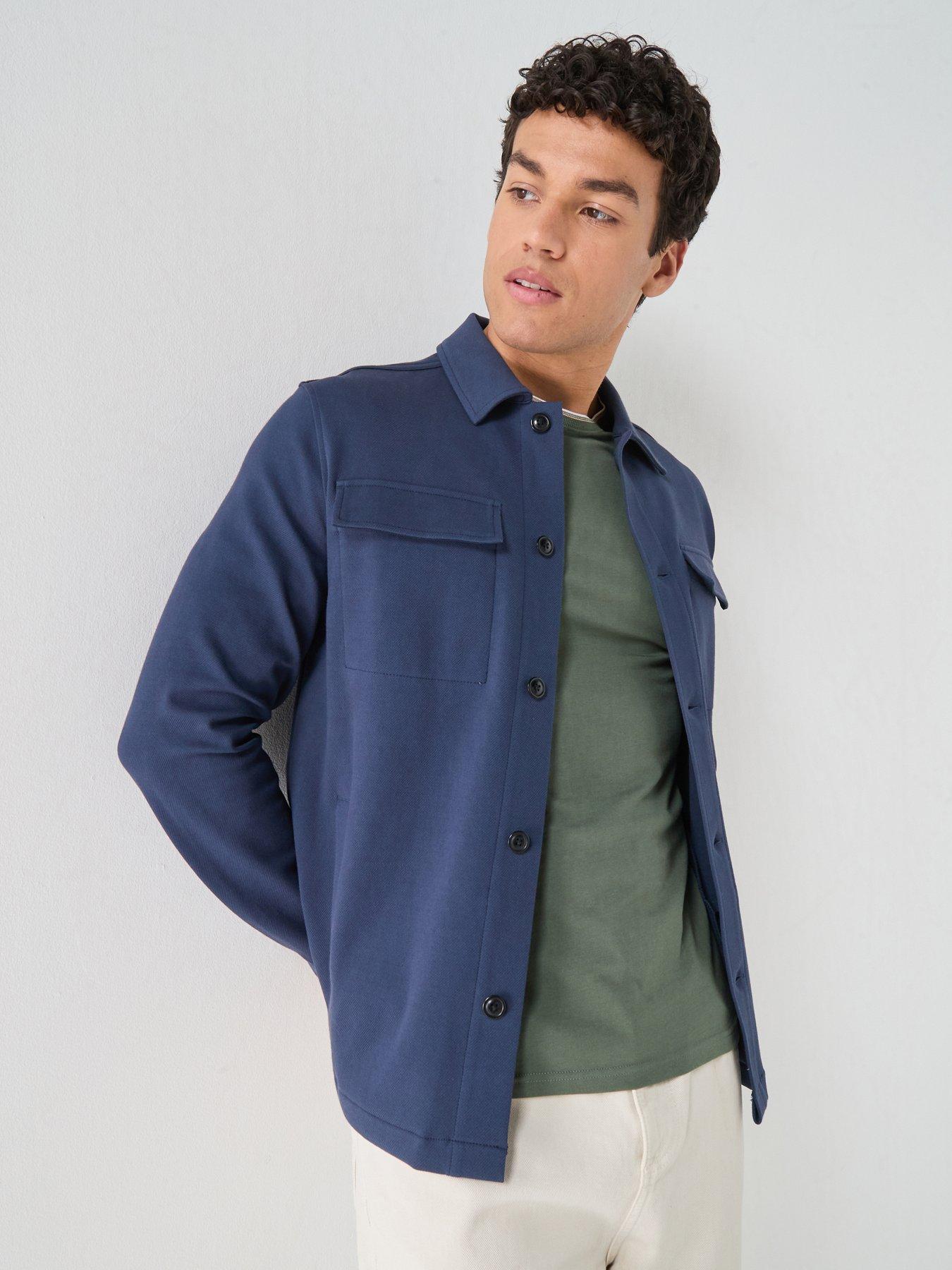 Barbour International International Esh Twill Overshirt - Navy