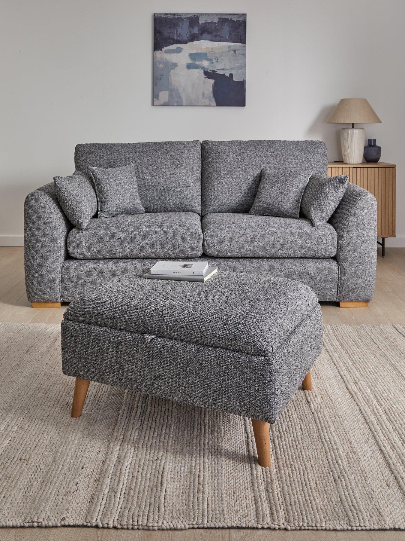 The Very Collection Seren 3 Seater + Footstool