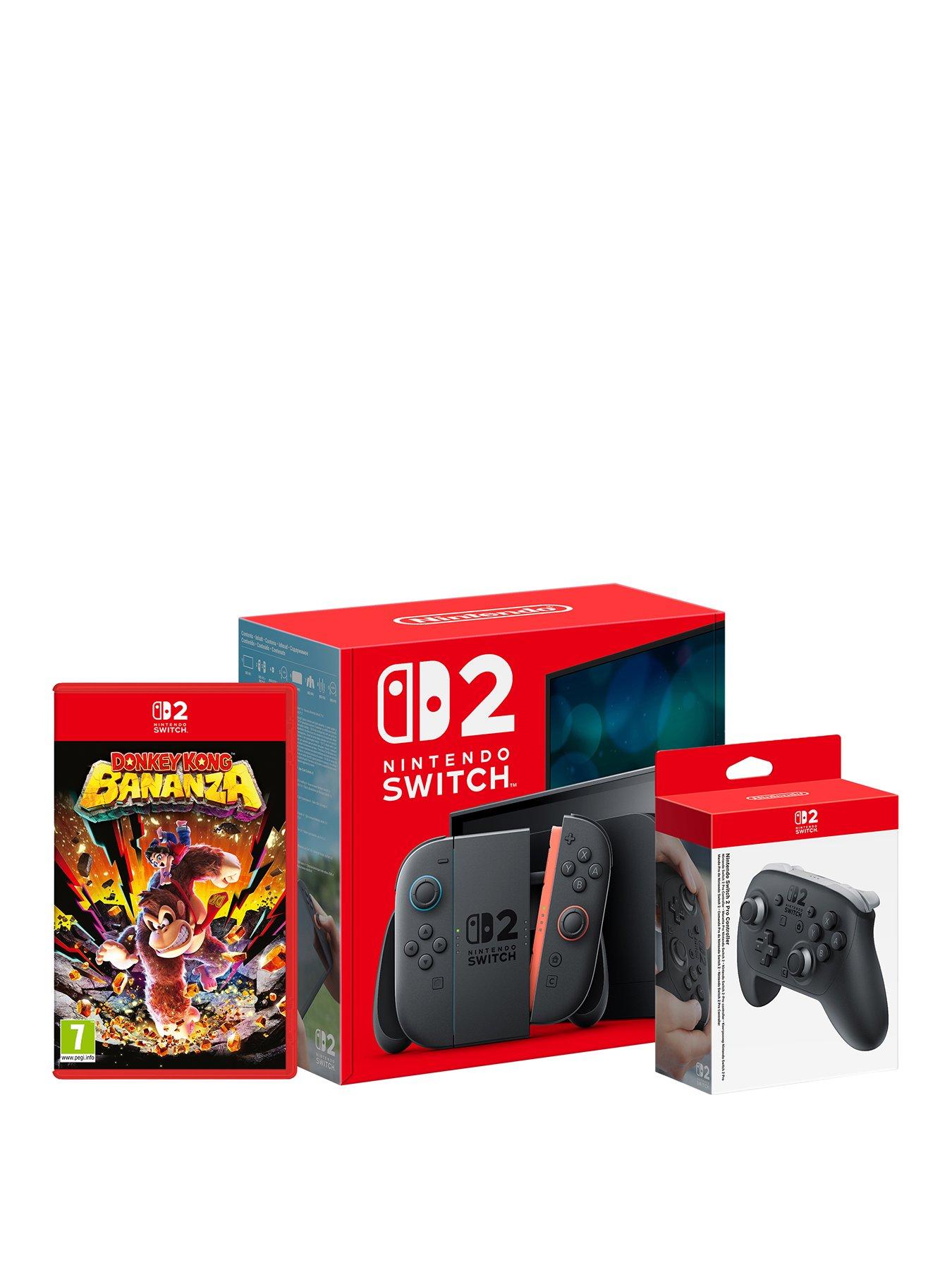 Nintendo Switch 2 Console with Donkey Kong Bonanza  &  Nintendo Switch 2 Pro Controller