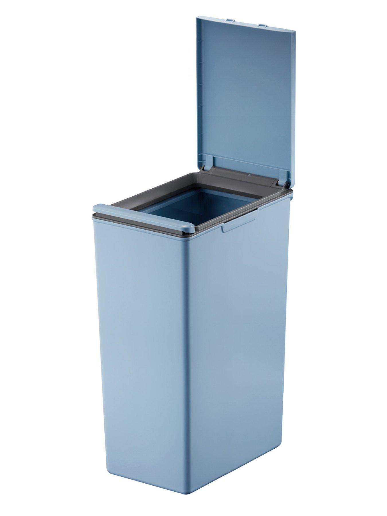 Image 1 of 5 of Eko Eko Morandi Touch Bin 40l - Titanium Blue