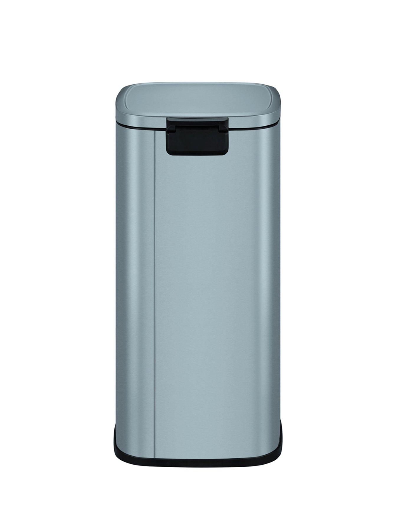 eko-eko-stella-recycling-pedal-bin-30l-titanium-blueback