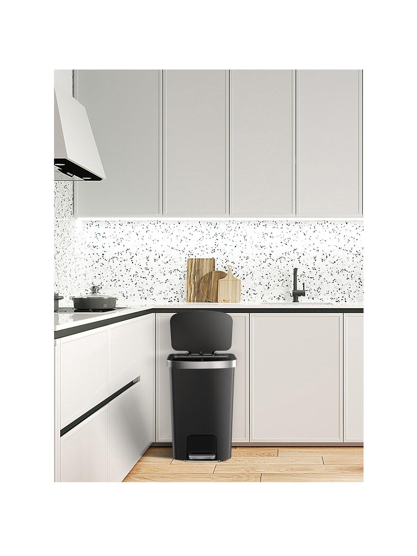 eko-eko-hana-recycling-bin-2525l-blackstillFront