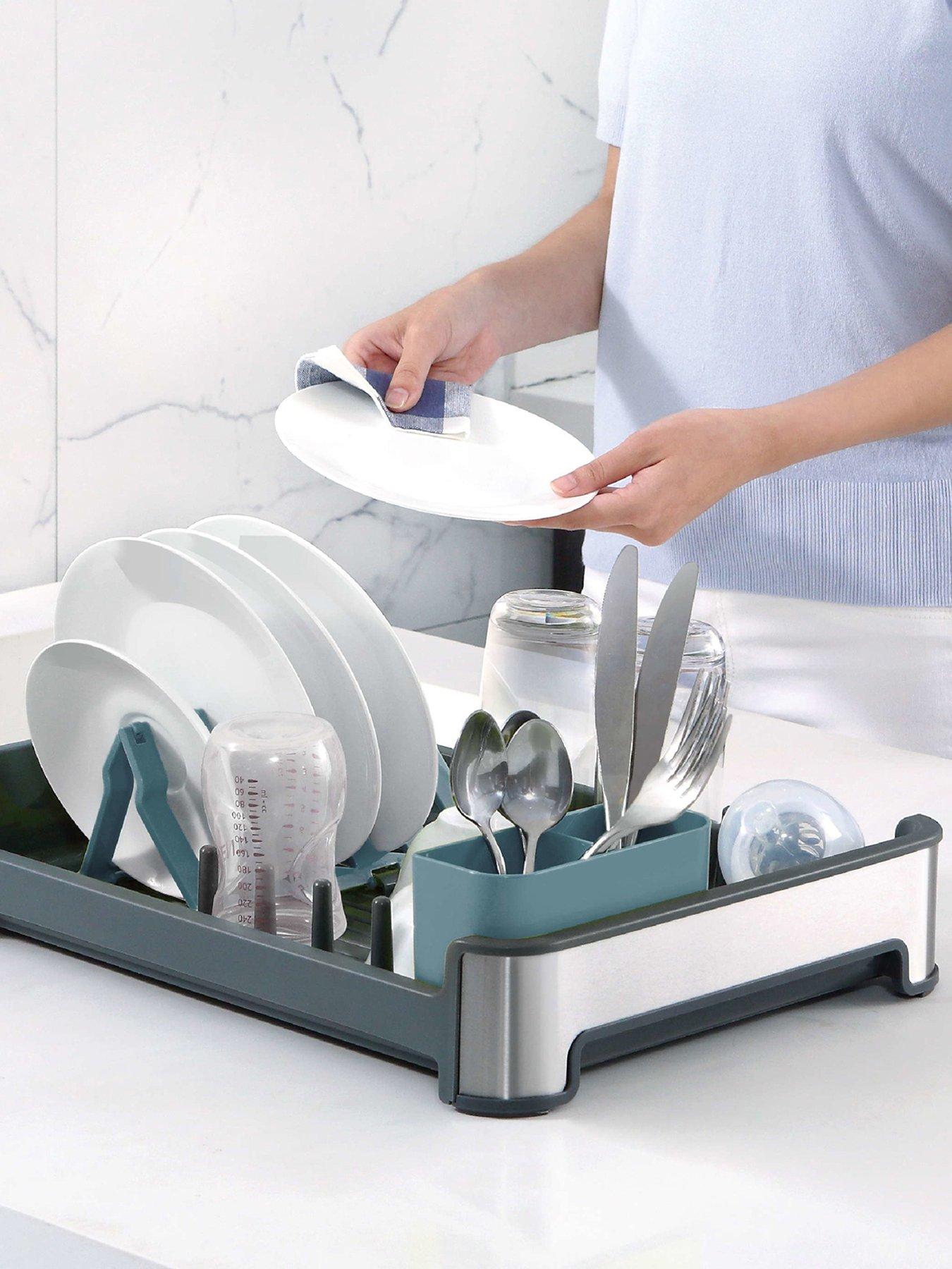 eko-stainless-steel-regal-dish-rack-bluegreyfront
