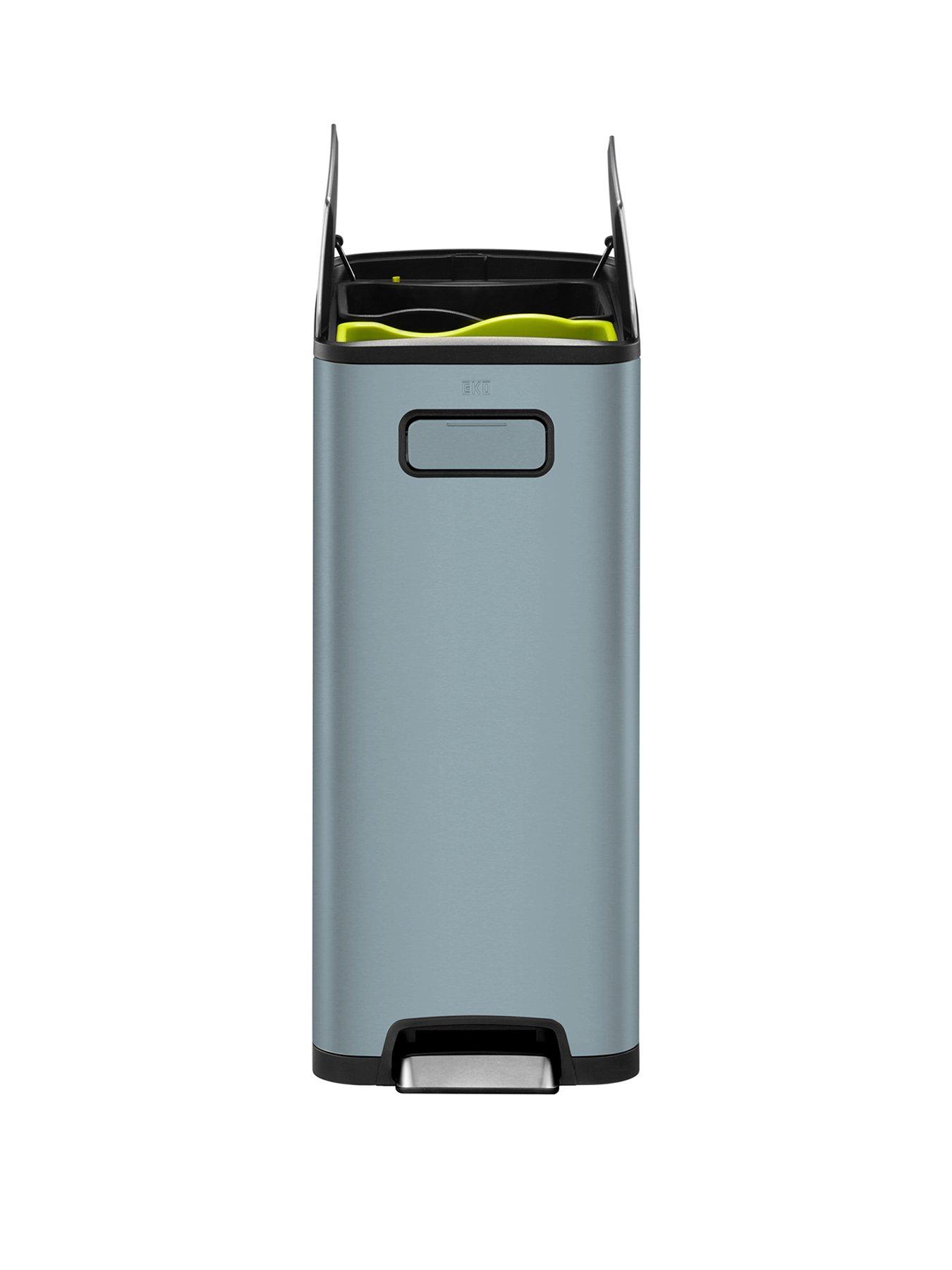 eko-eko-ecofly-recycling-pedal-bin-20l20l-titanium-bluestillFront