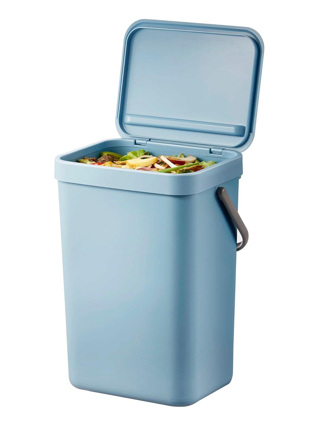 Image 1 of 4 of Eko Eko Puro Caddy Compost Bin 12l - Titanium Blue