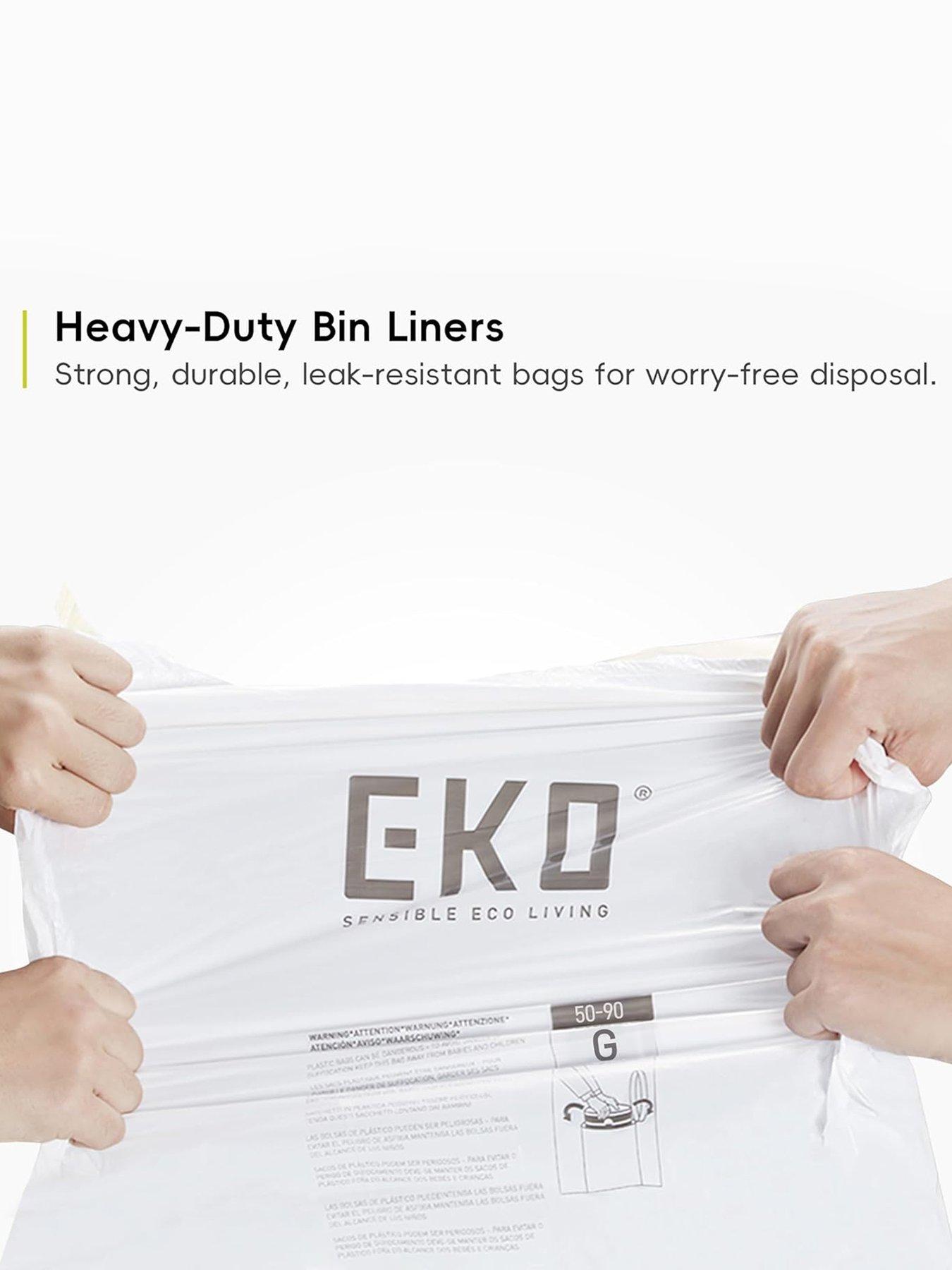 Image 3 of 3 of EKO 5 Pack Of Eko Plastic Bin Liners Size G 50-90l, 50 Bags