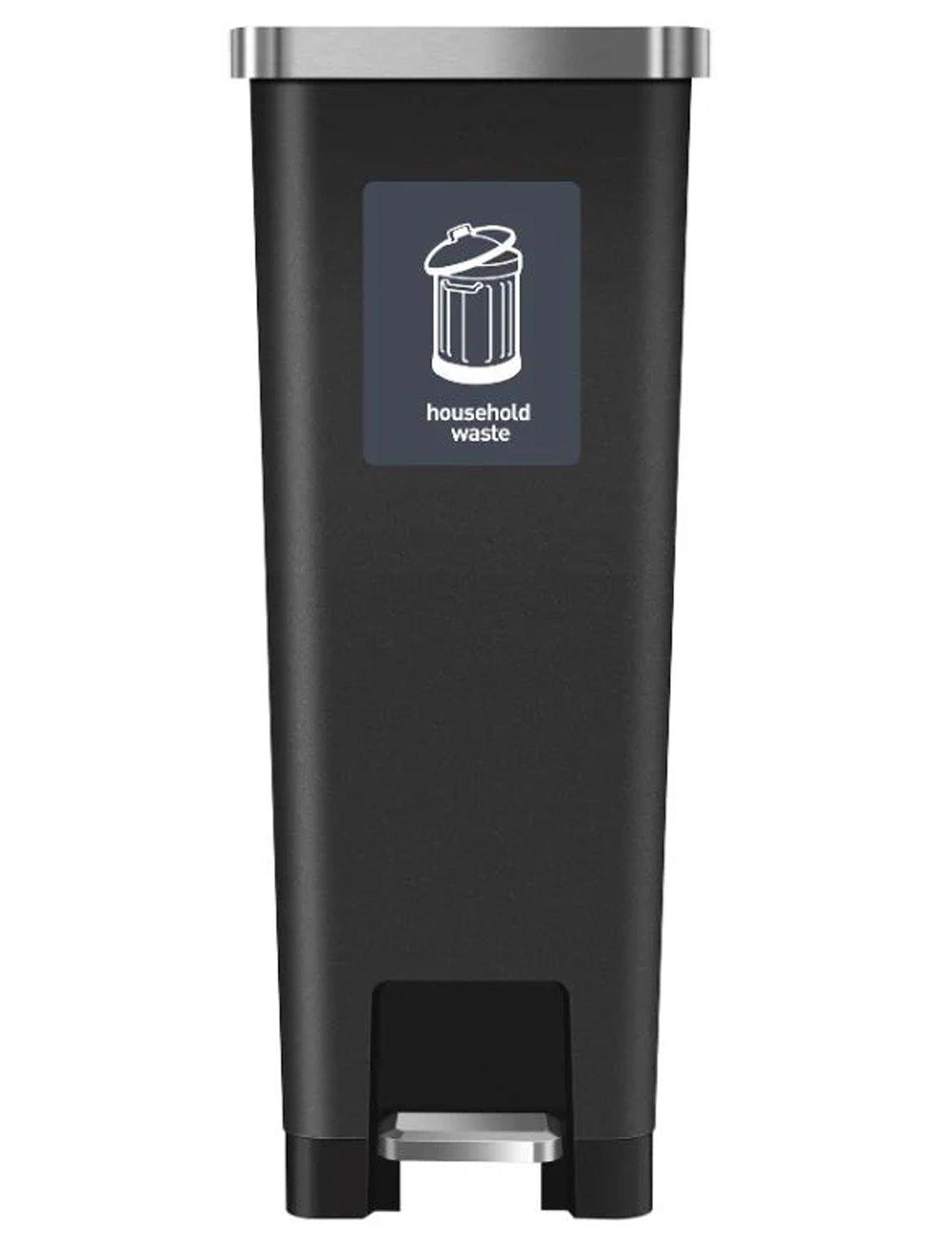 Image 1 of 4 of EKO Eko Hana Recycling Pedal Bin 30l - Black