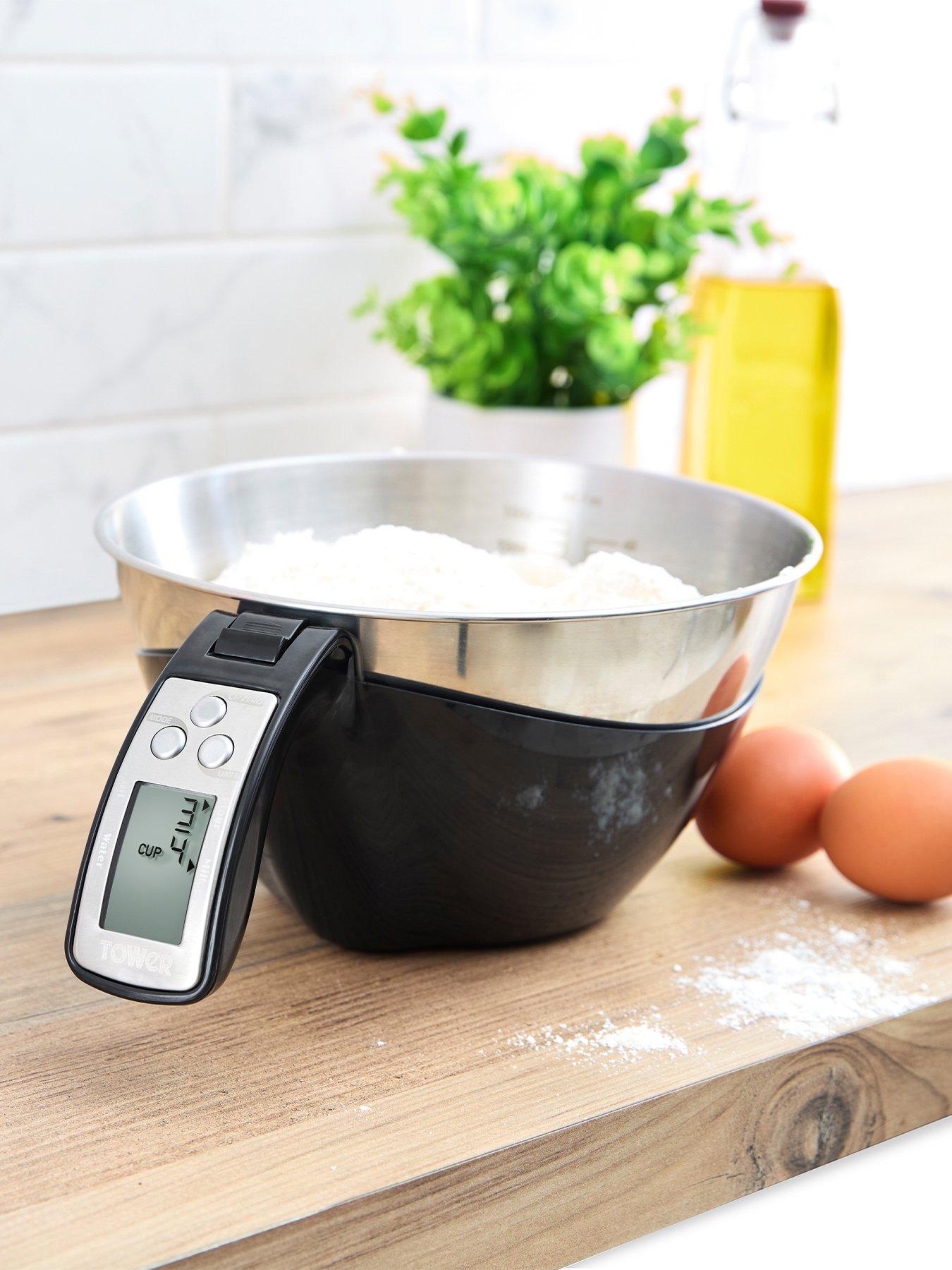 Image 1 of 7 of Tower 3-in-1 Digital Jug Scale With 1.5l Bowl, Black